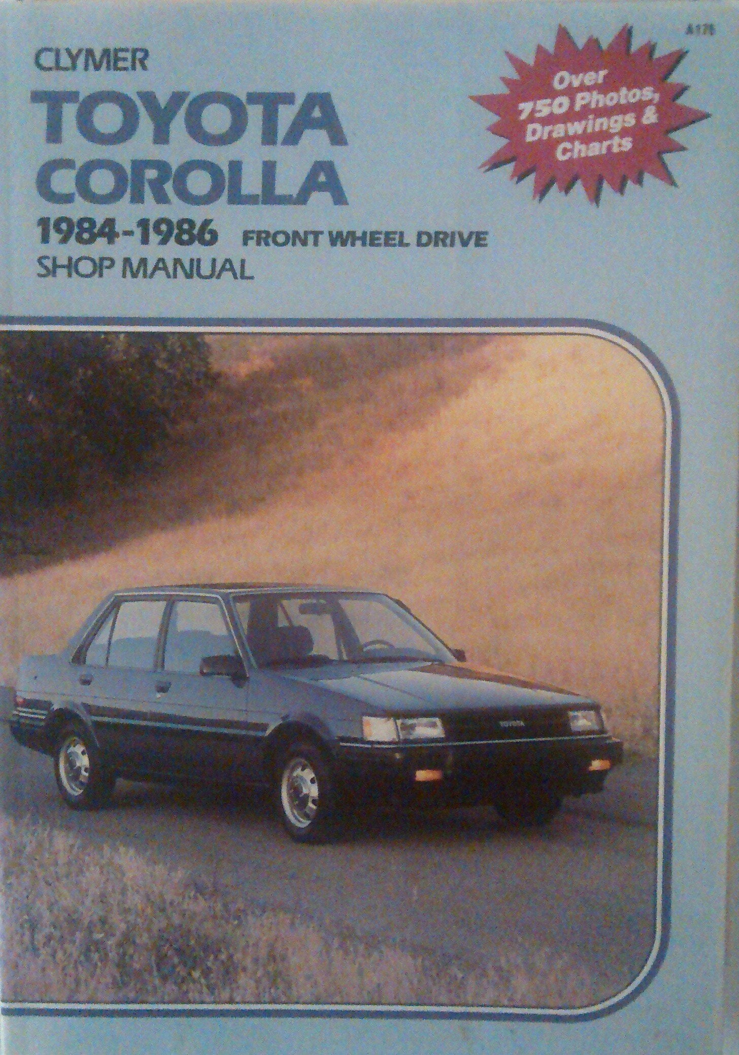 Clymer Toyota Corolla 19841986 Front Wheel Drive Shop Manual A176,Used