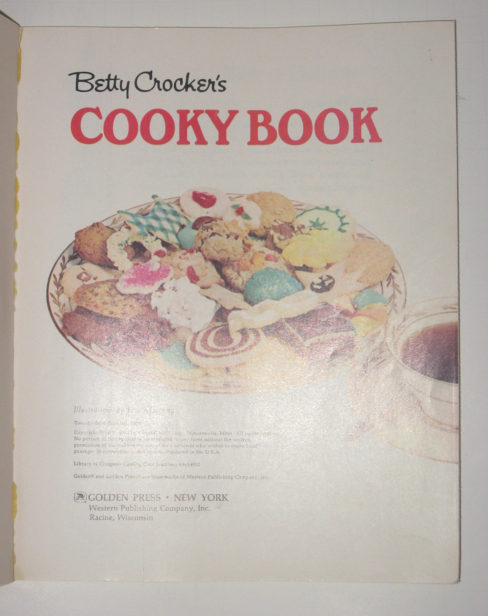 Betty Crocker'S Cooky Book,New