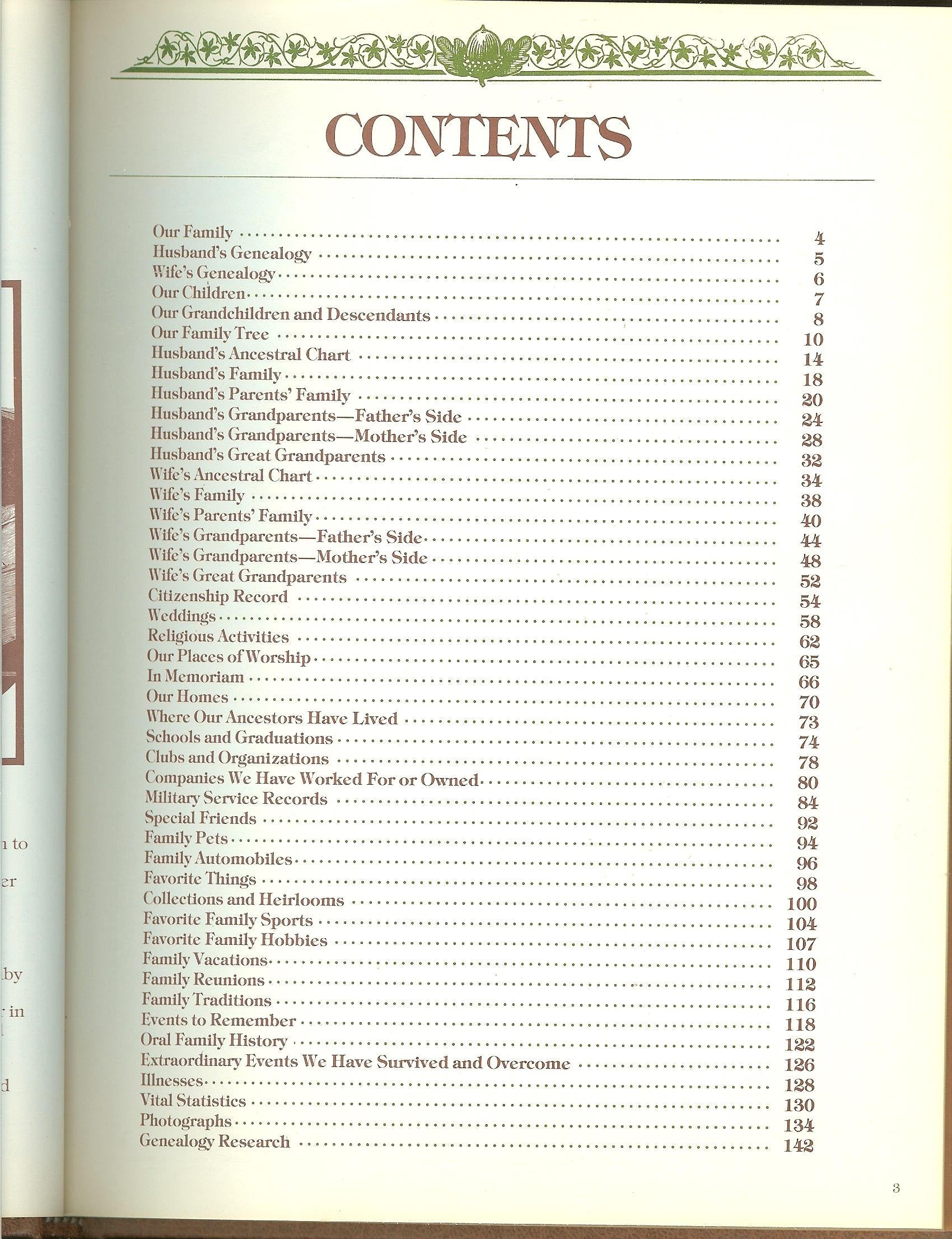Our Family Register,Used