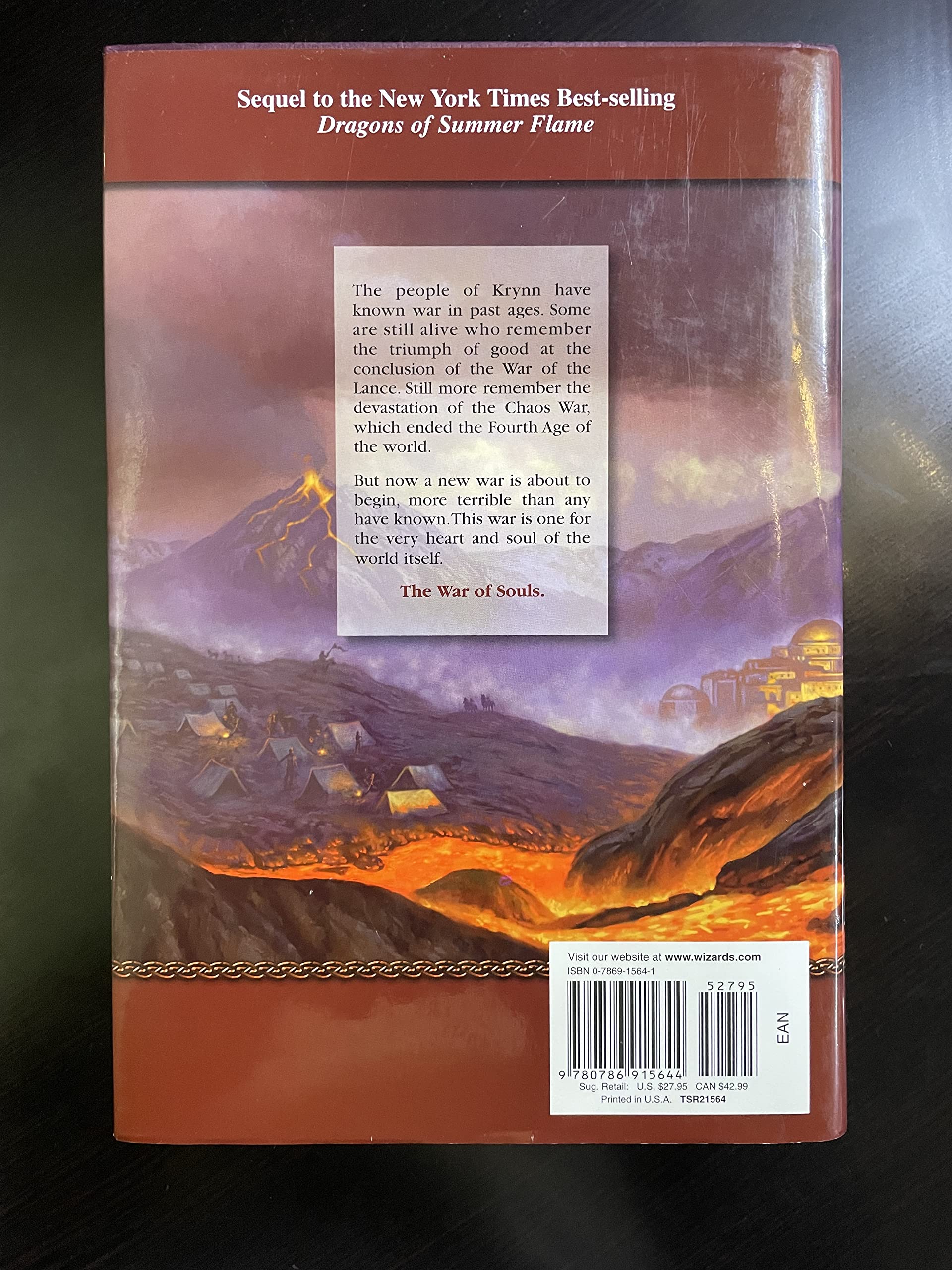 Dragons of a Fallen Sun (Dragonlance: The War of Souls, Volume I),Used