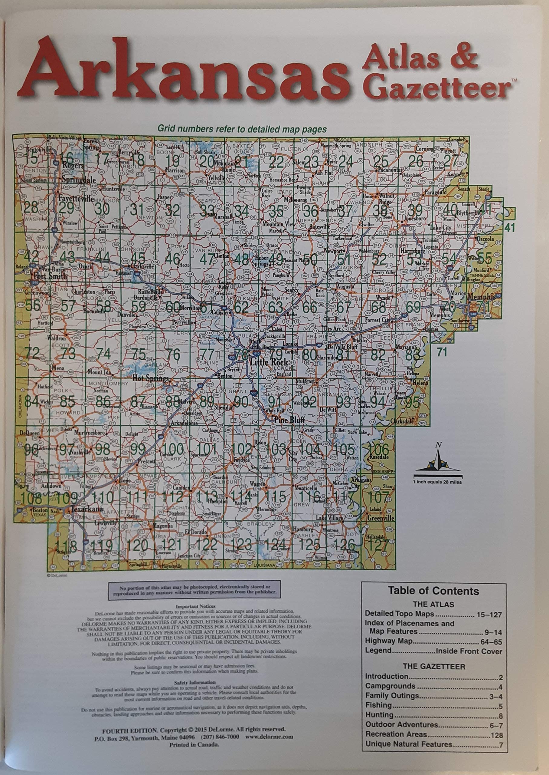 Delorme Arkansas Atlas,New