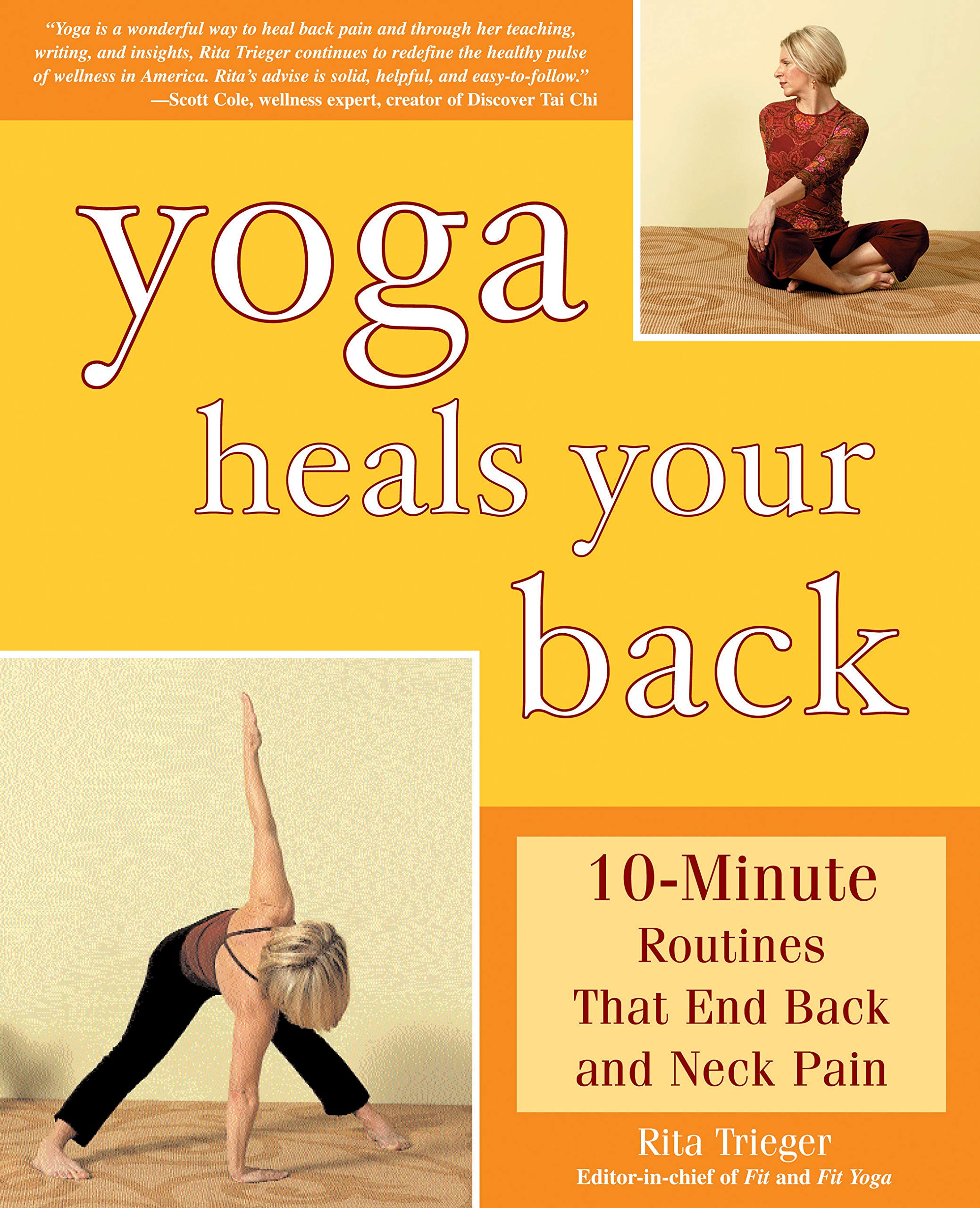 Yoga Heals Your Back: 10Minute Routines that End Back and Neck Pain,Used