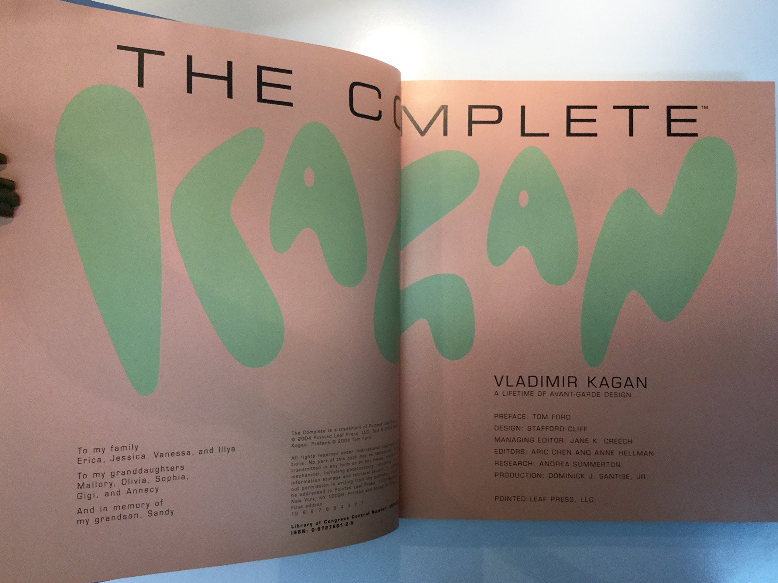 Complete Kagan: Vladimir KaganA Lifetime of AvantGarde Design,New