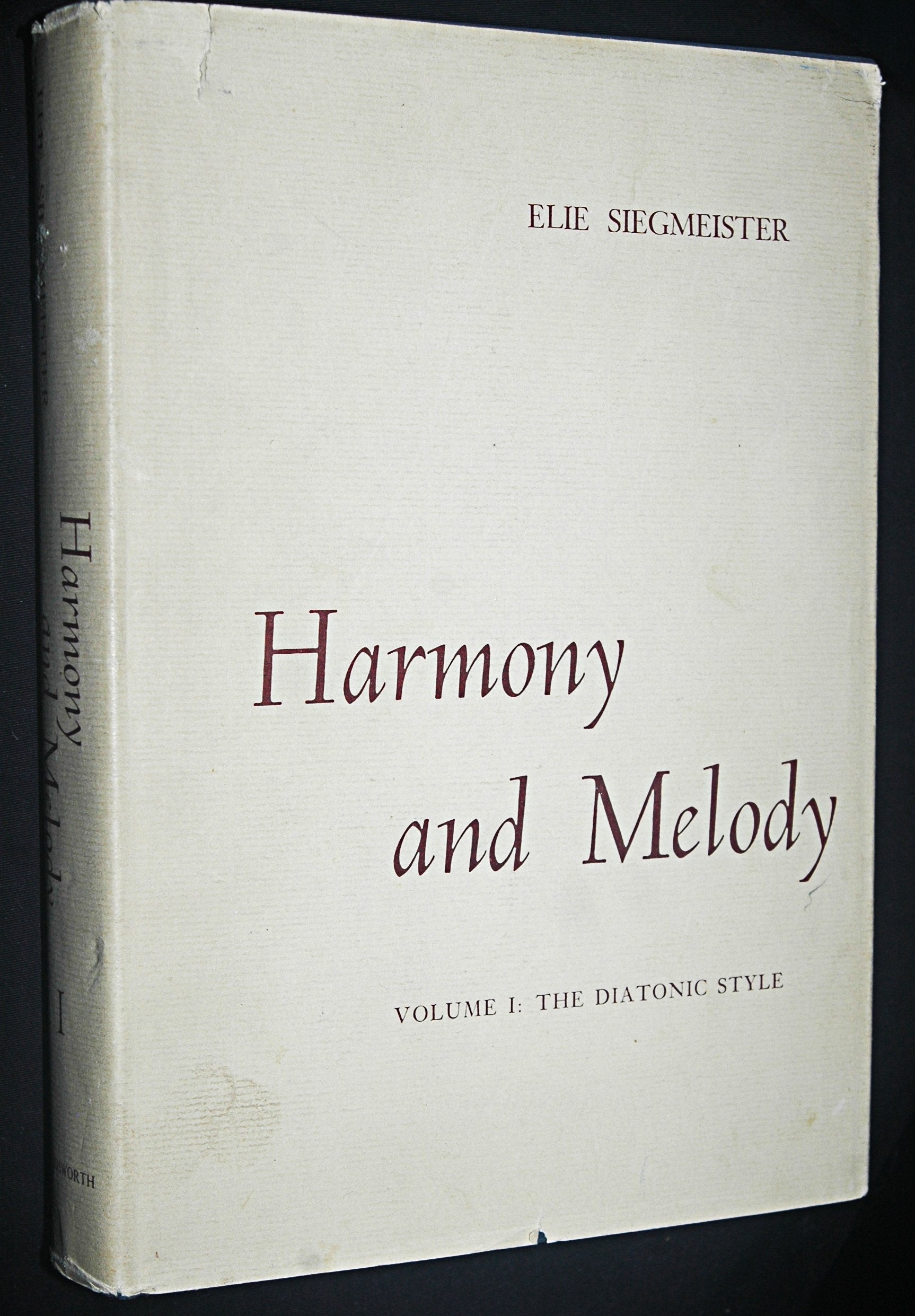 Harmony And Melody: Diatonic Style,New
