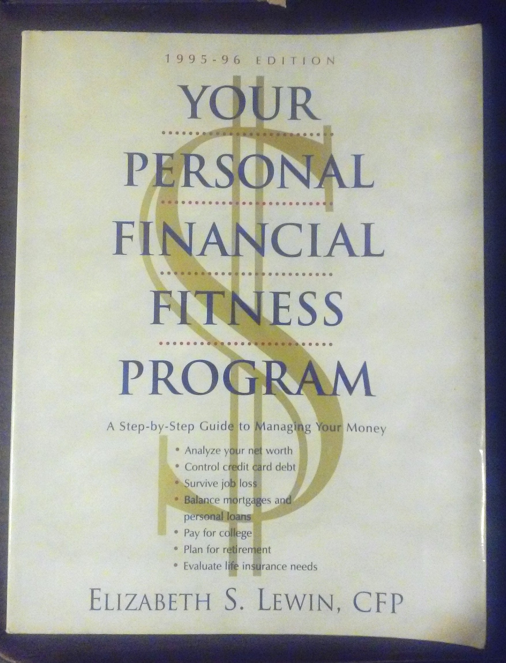 Your Personal Financial Fitness Program 19951996,Used