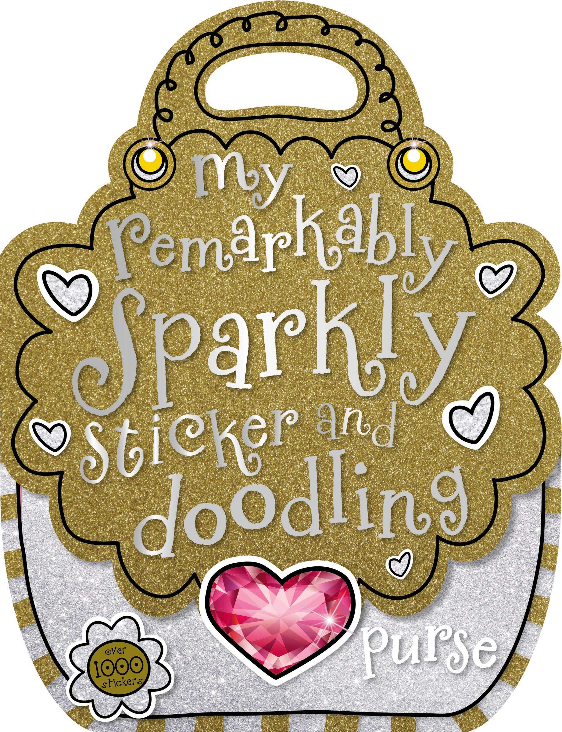 My Remarkably Sparkly Sticker and Doodling Purse,Used