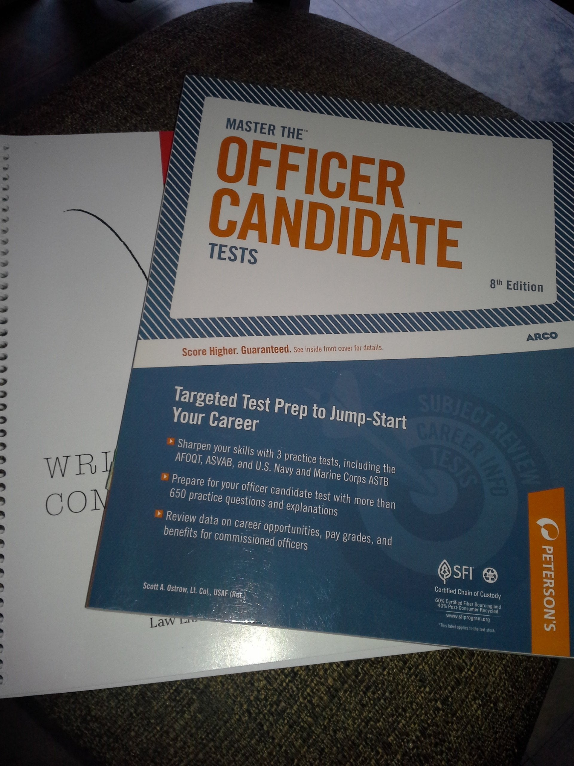 Peterson's Master the Officer Candidate Tests,Used