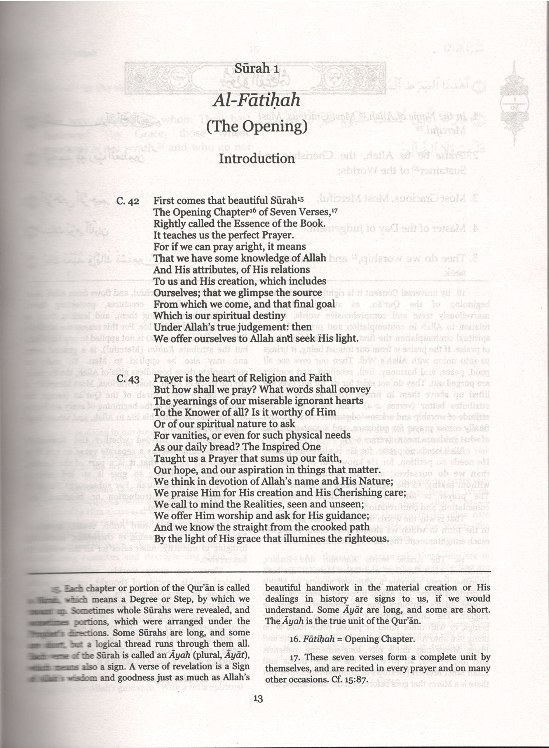 The Meaning of the Holy Qur'an: Complete Translation with Selected Notes,Used