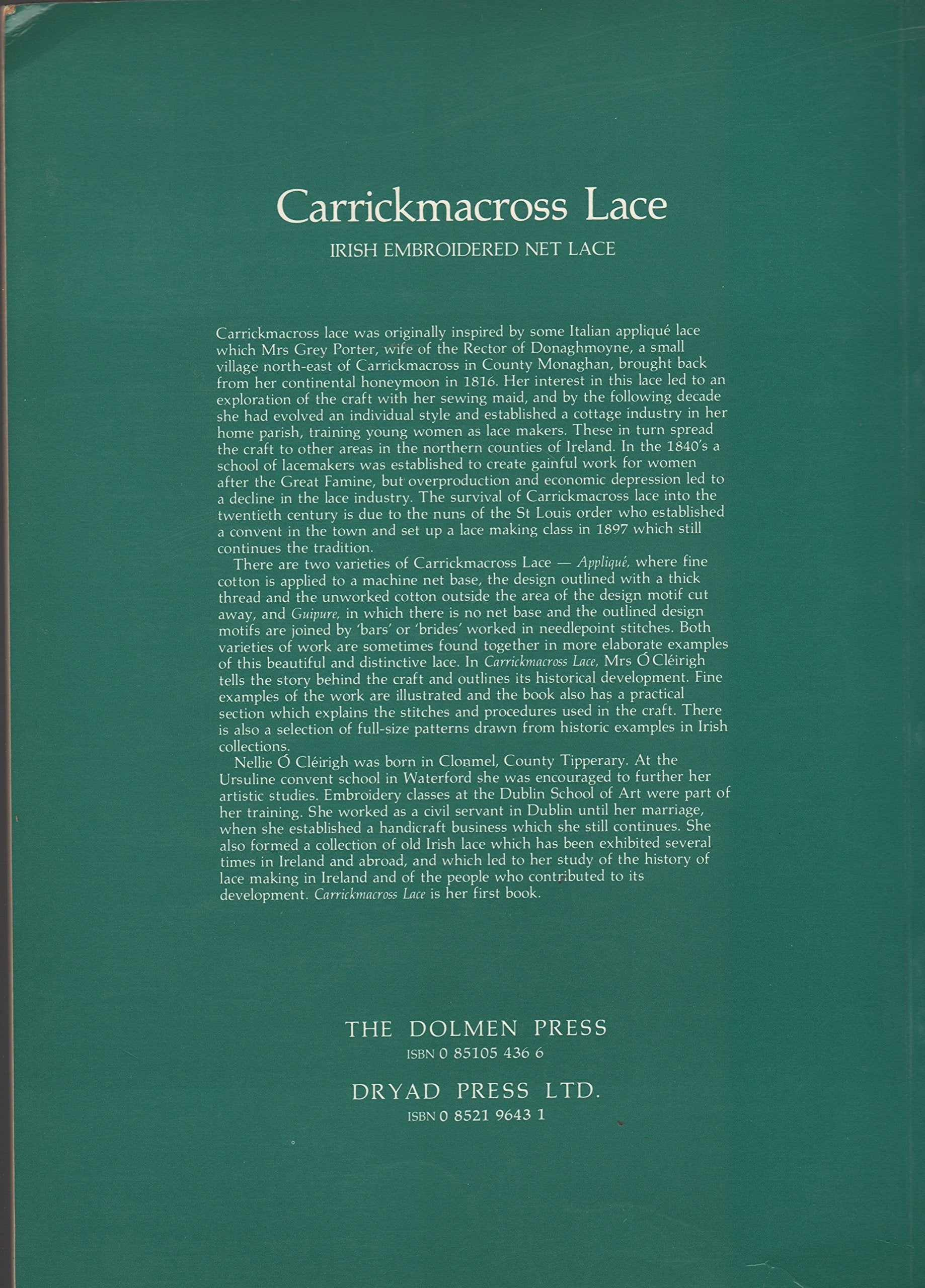 Carrickmacross Lace,New