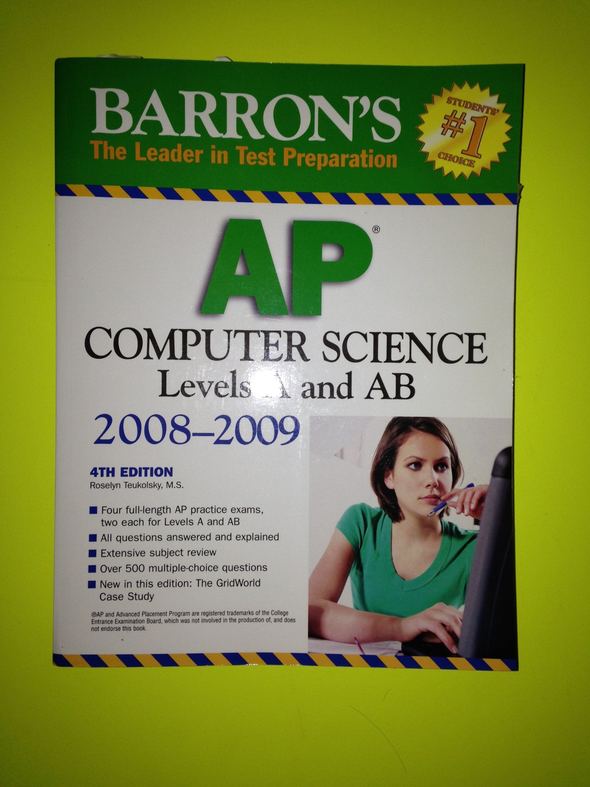 Barron's AP Computer Science, Levels A and AB,Used