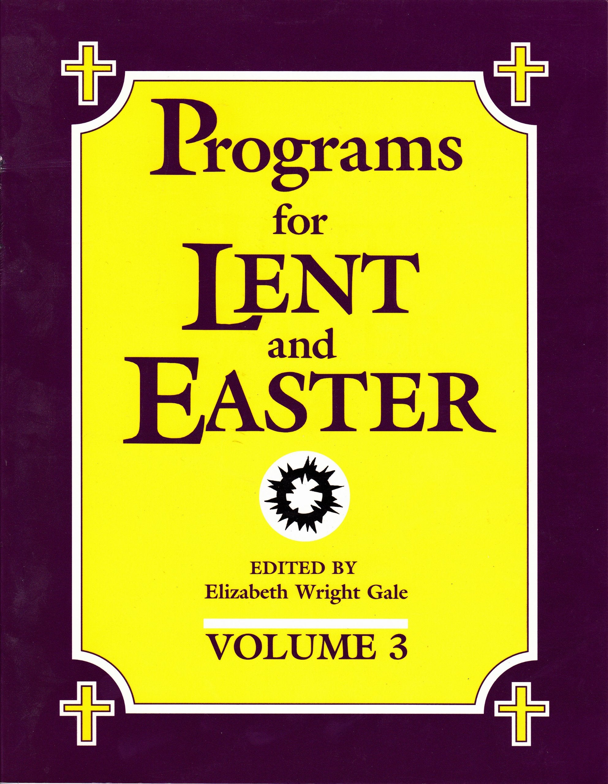 Programs for Lent and Easter (003),Used