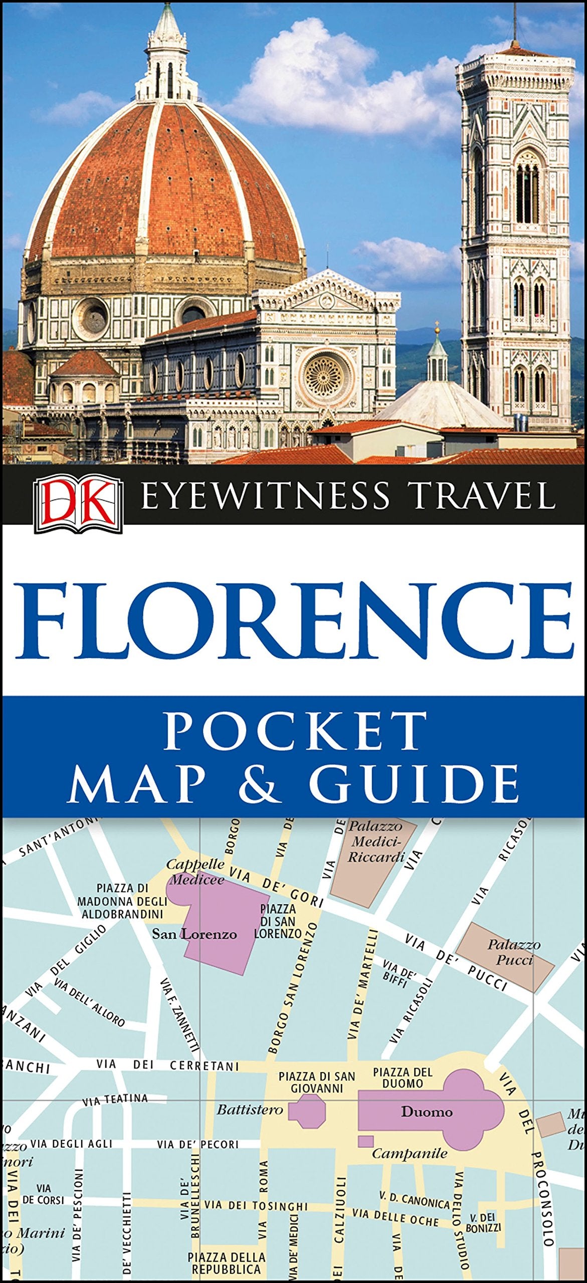 DK Eyewitness Florence Pocket Map and Guide,Used