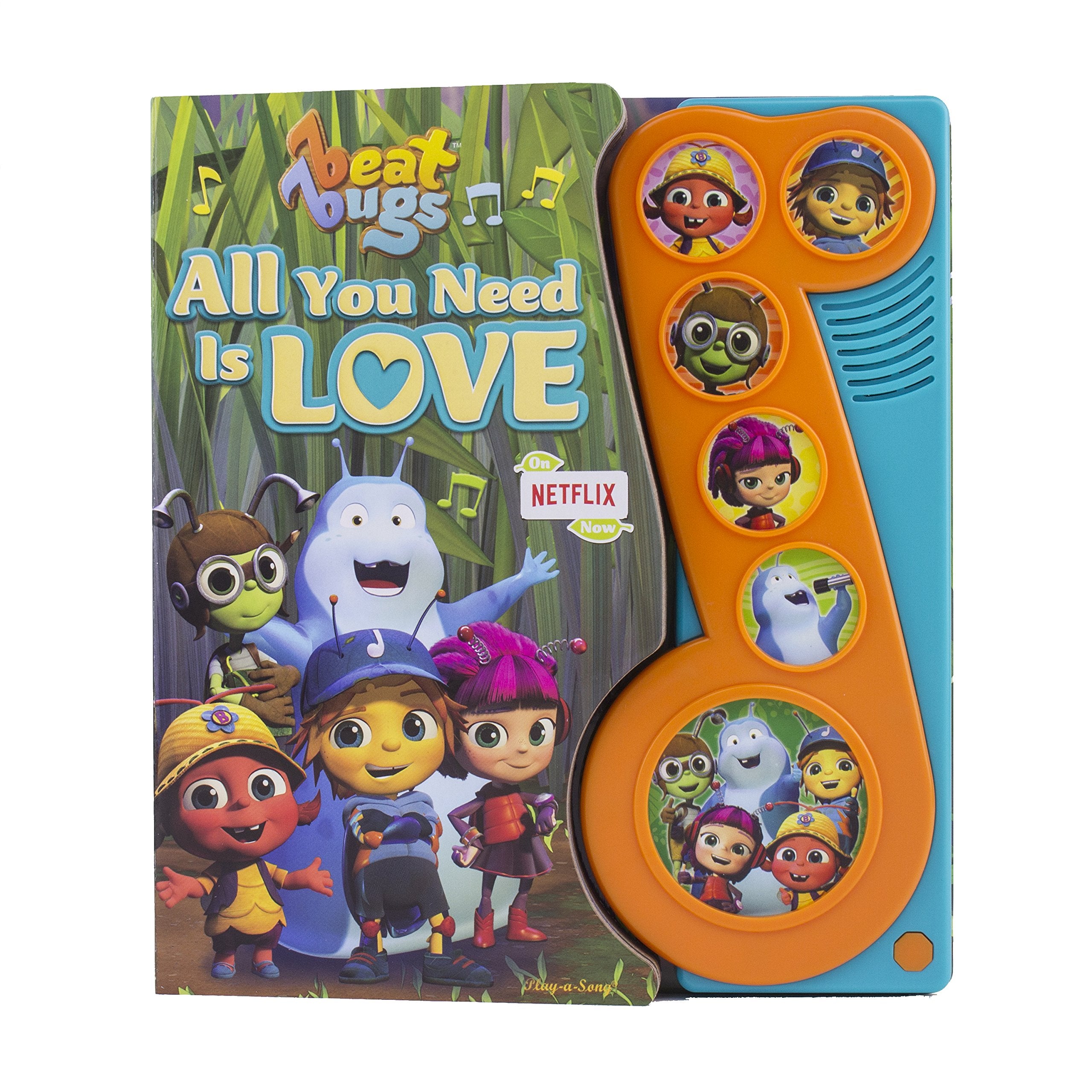 Netflix Beat Bugs  All You Need Is Love Sound Book  PlayaSound  PI Kids,Used