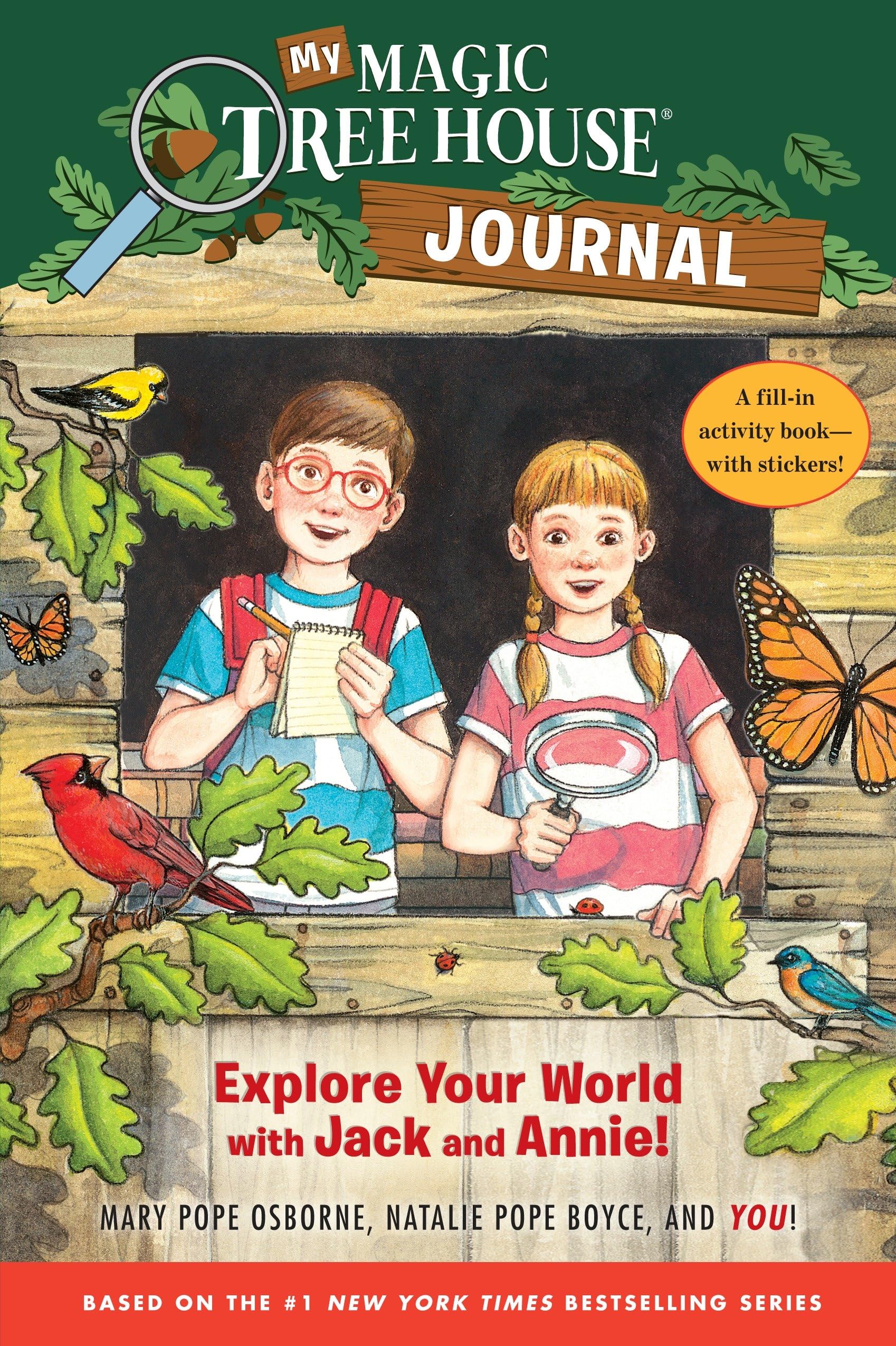 My Magic Tree House Journal: Explore Your World with Jack and Annie! A FillIn Activity Book with Stickers!,Used