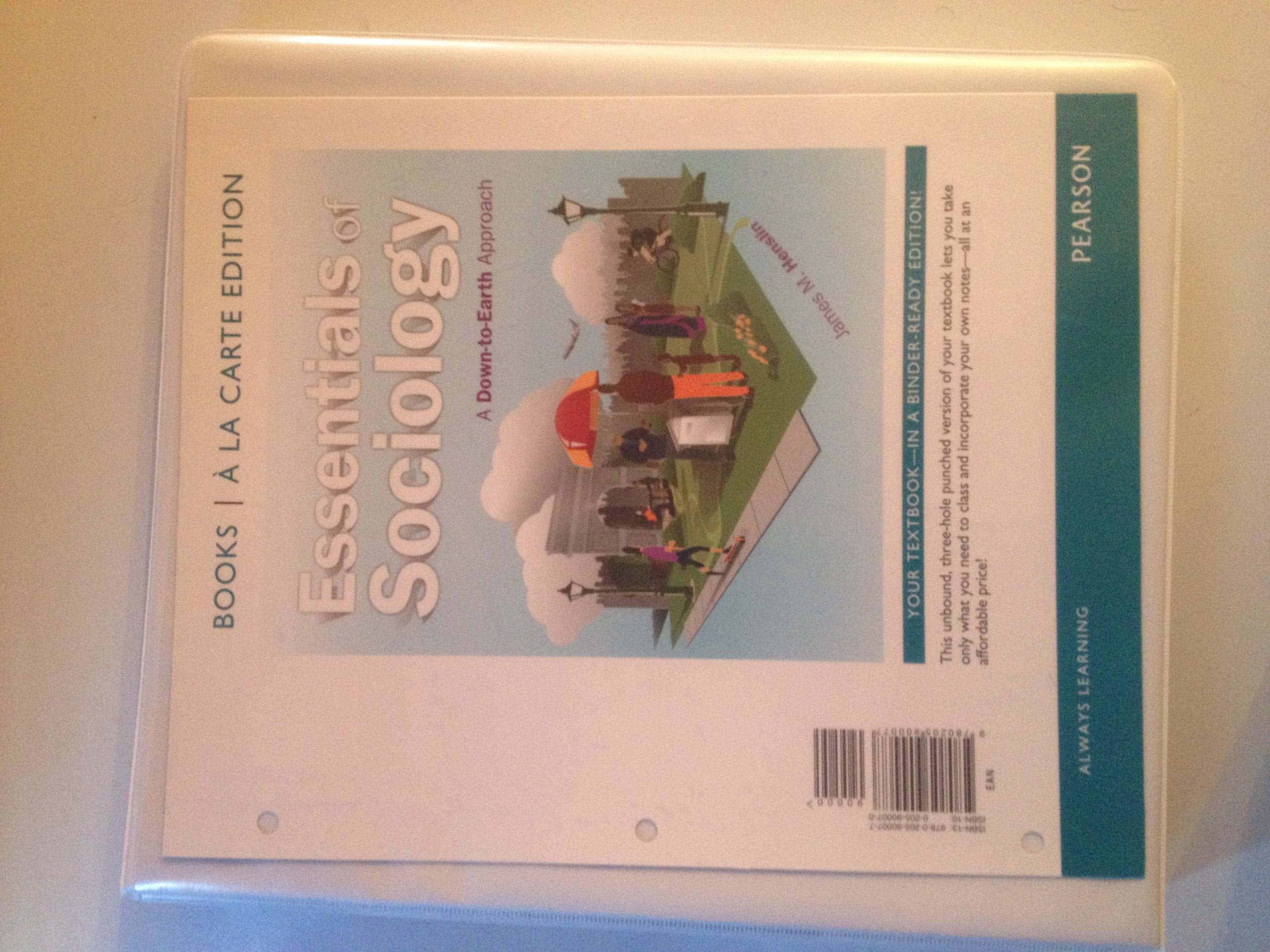 Essentials of Sociology: A DowntoEarth Approach,New