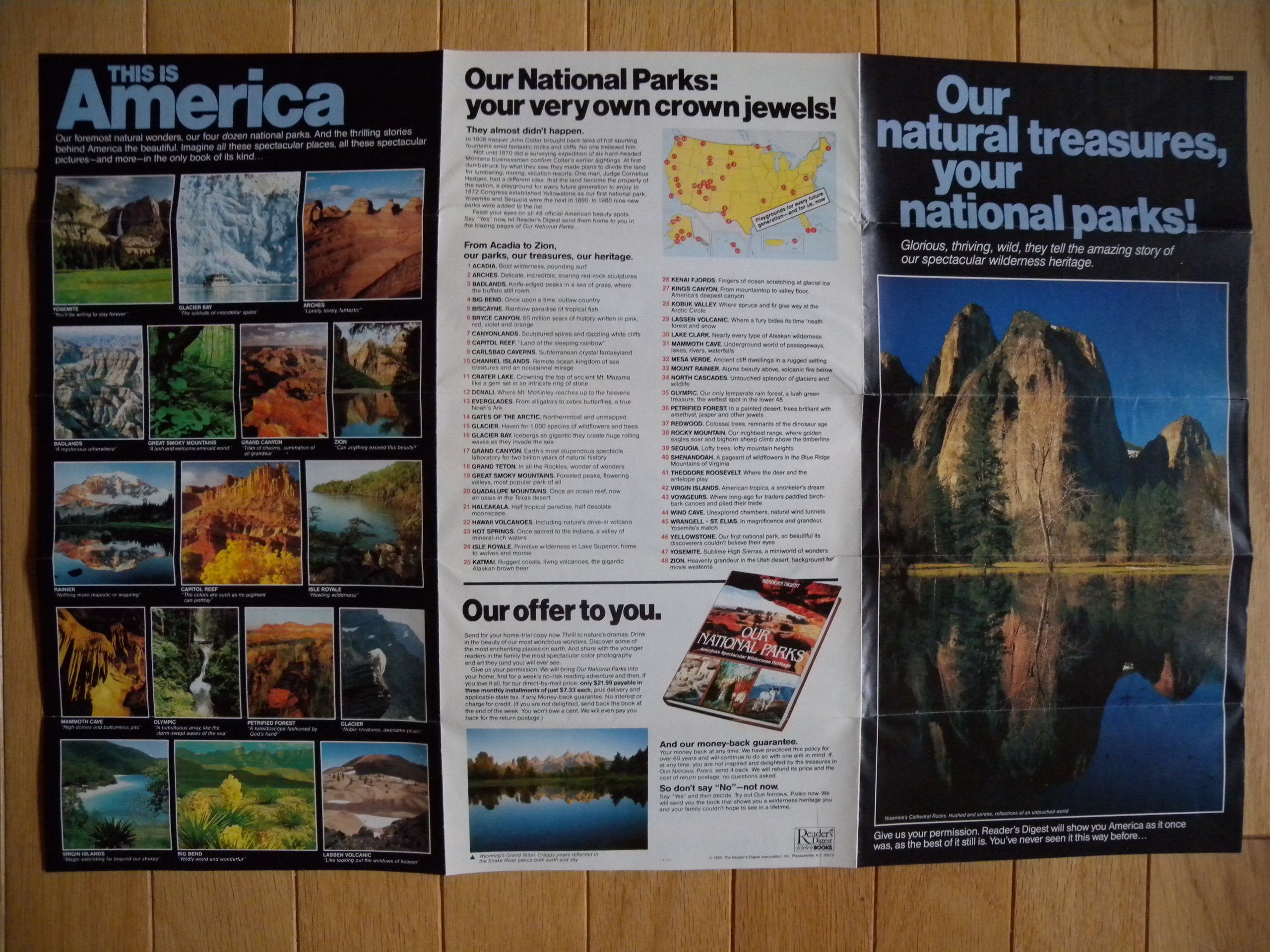 Our national parks: America's spectacular wilderness heritage,Used