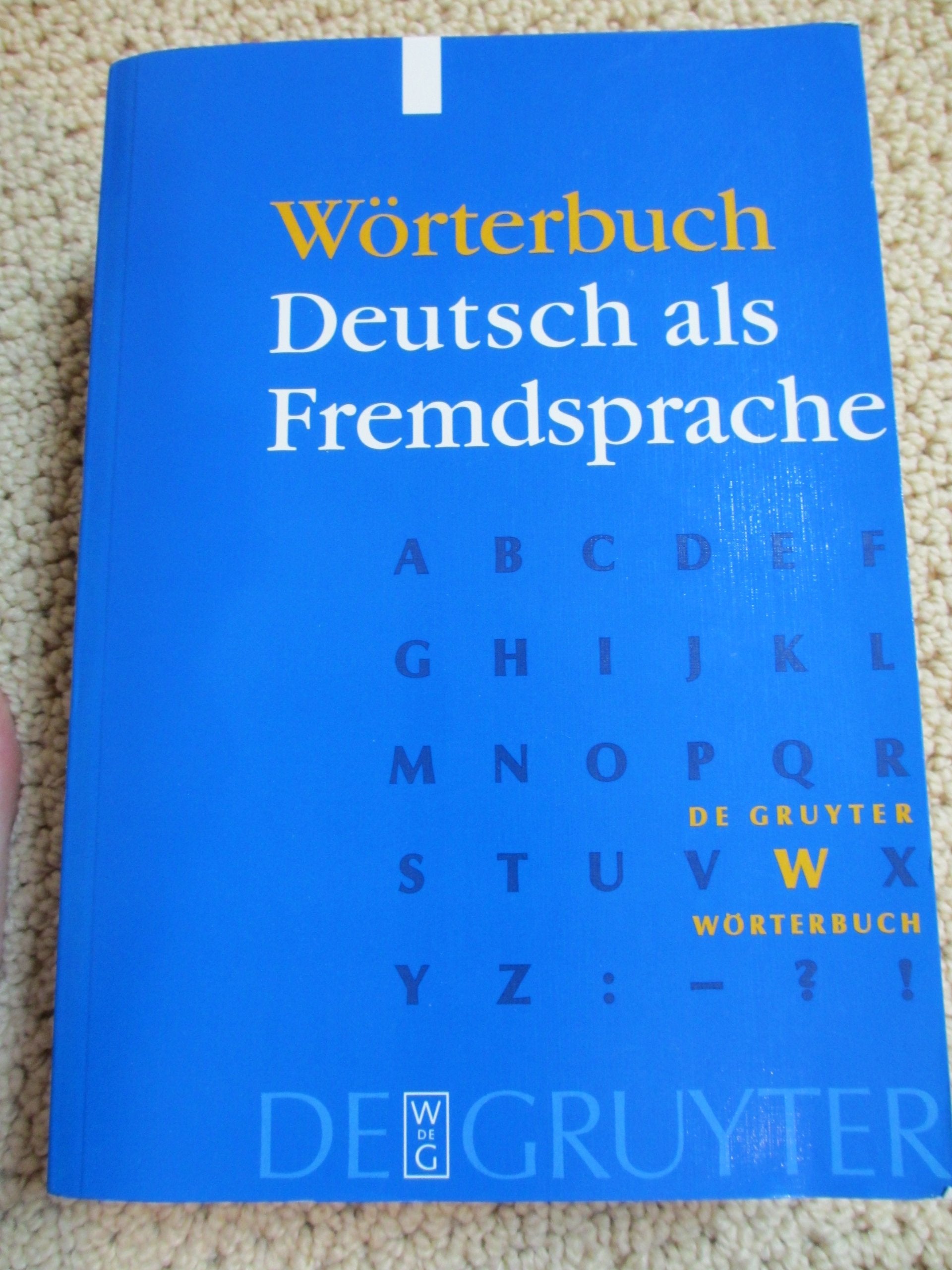 Worterbuch Deutsch Als Fremdsprache (German Edition),Used