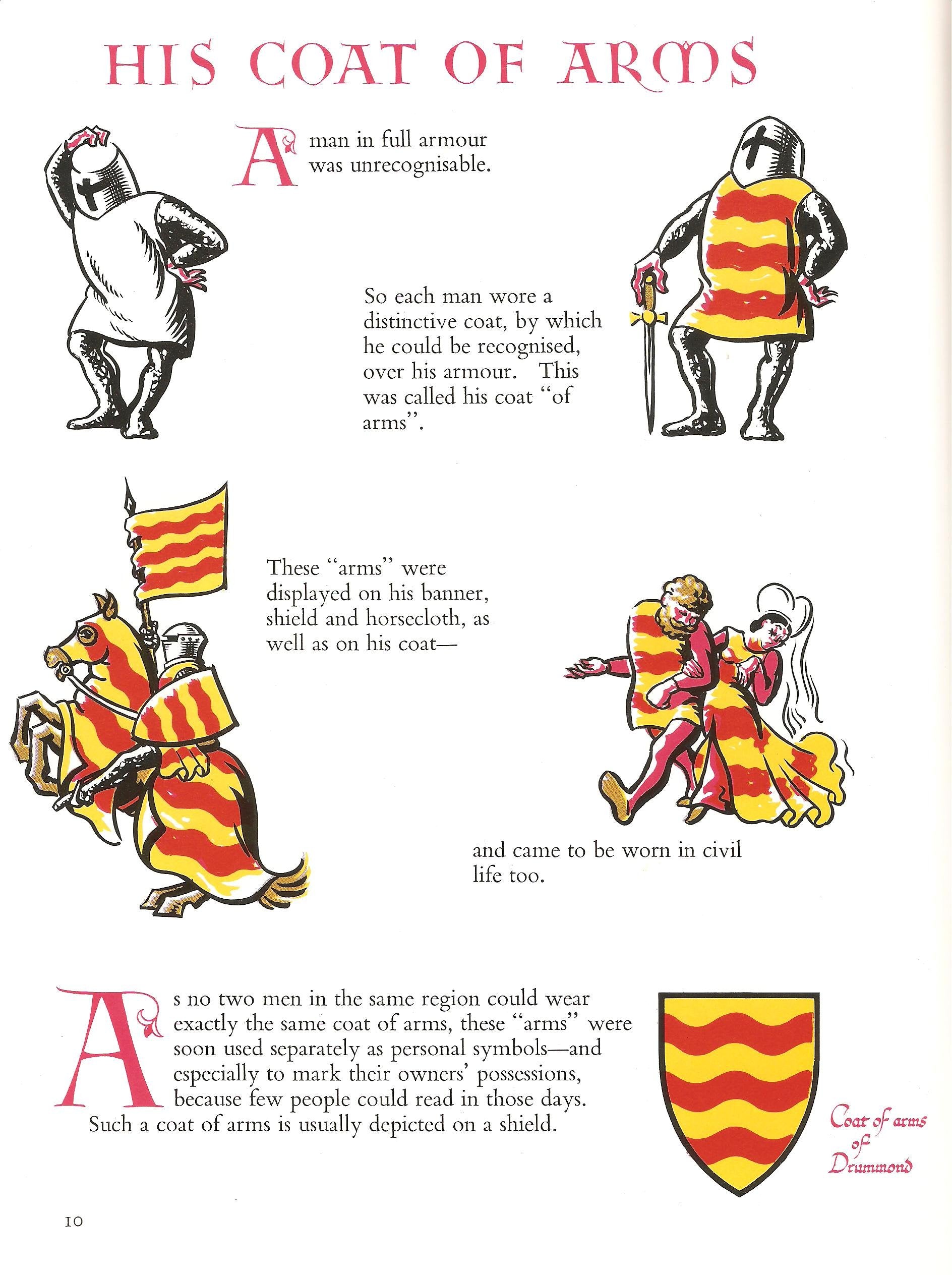 Simple heraldry,Used