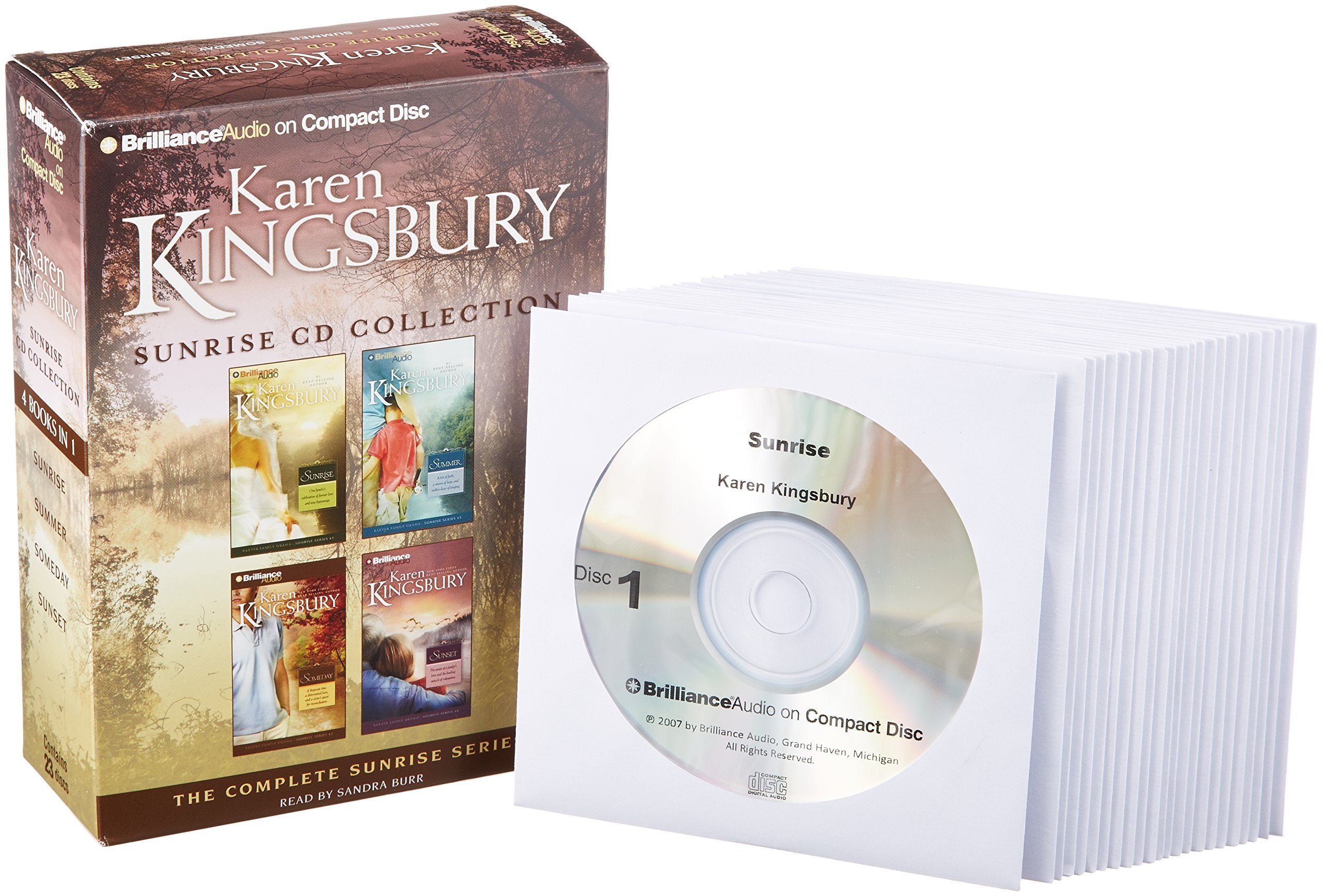 Karen Kingsbury Sunrise CD Collection: Sunrise, Summer, Someday, Sunset (Sunrise Series),Used