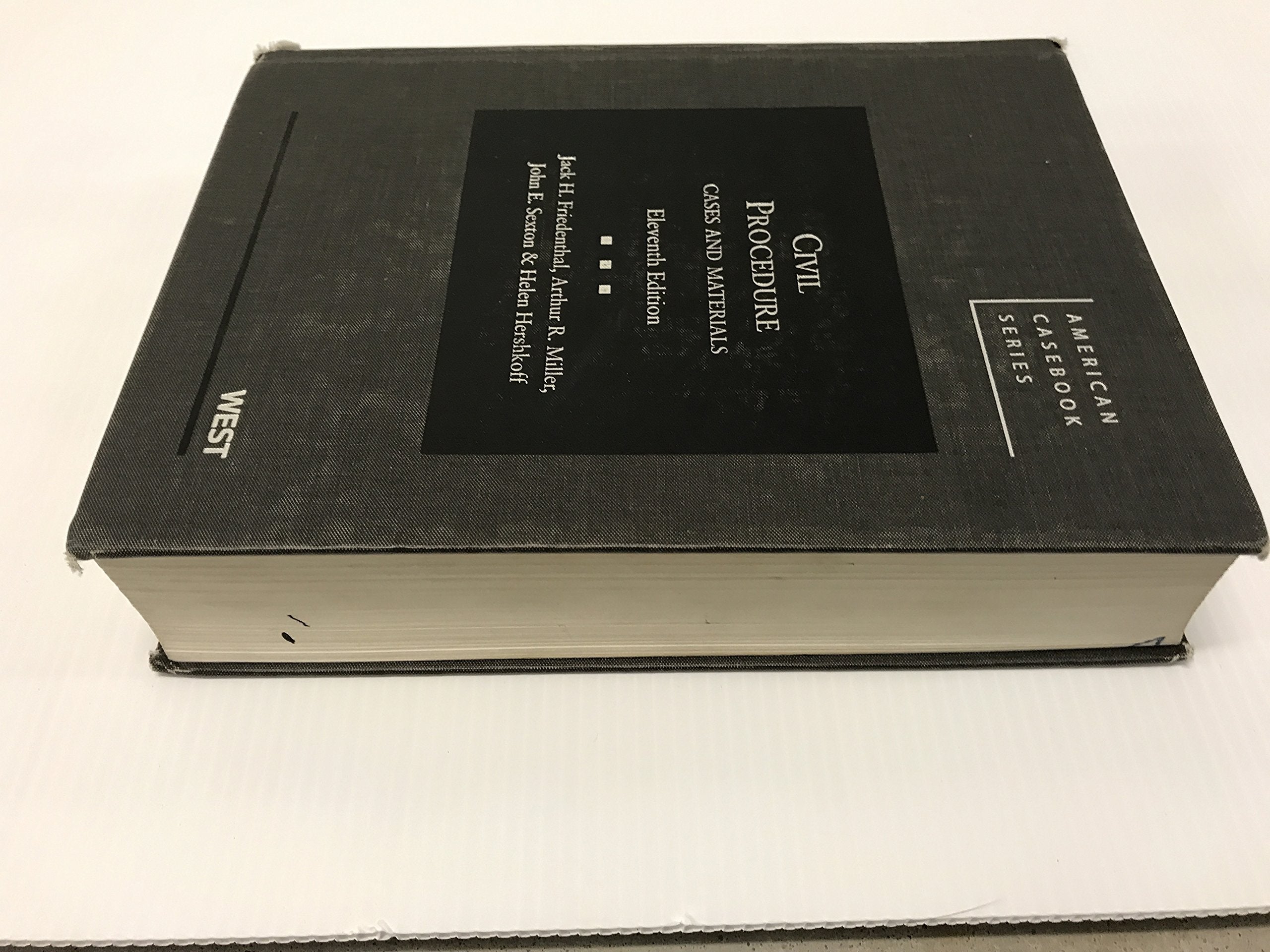 Civil Procedure: Cases and Materials, 11th Edition (American Casebook Series),Used