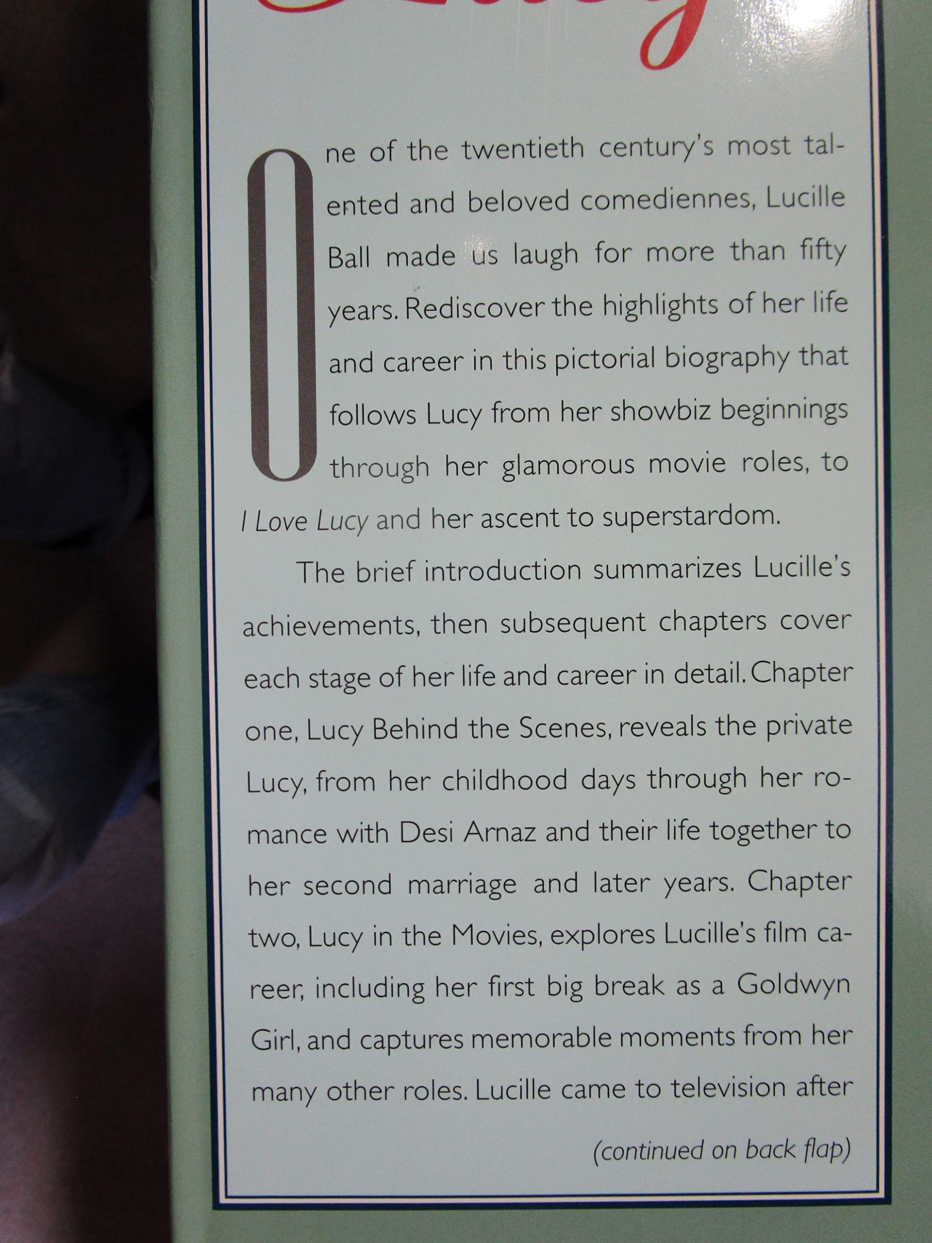 Lucy: A Life in Pictures,Used