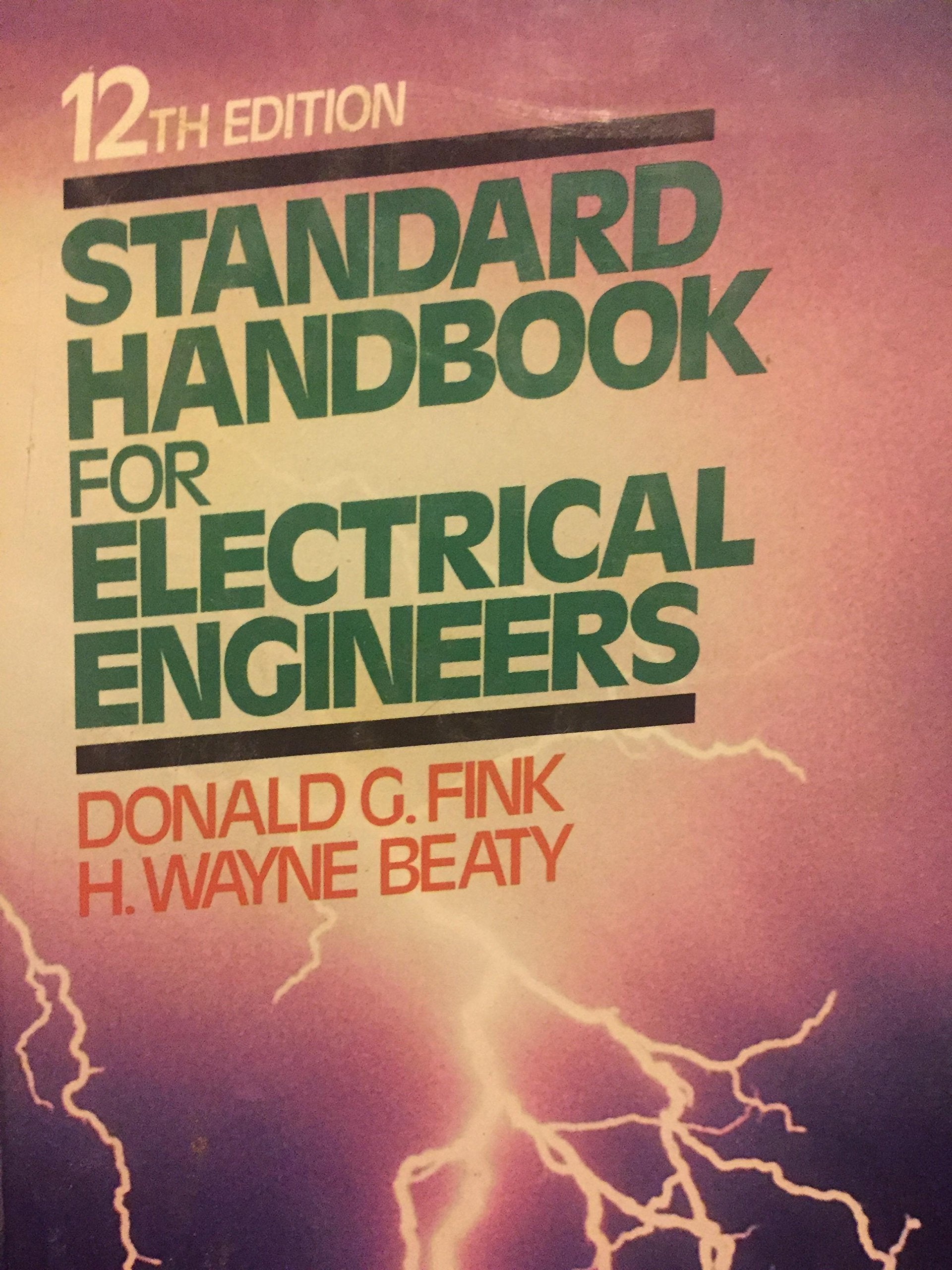 Standard Handbook For Electrical Engineers,Used