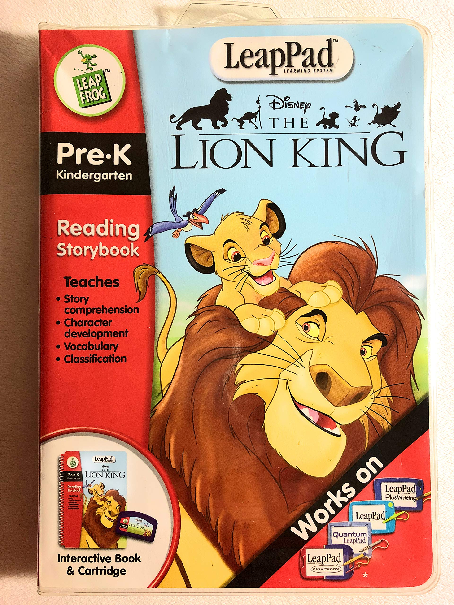 Leappad Interactive Book And Cartridge 'The Lion King',New