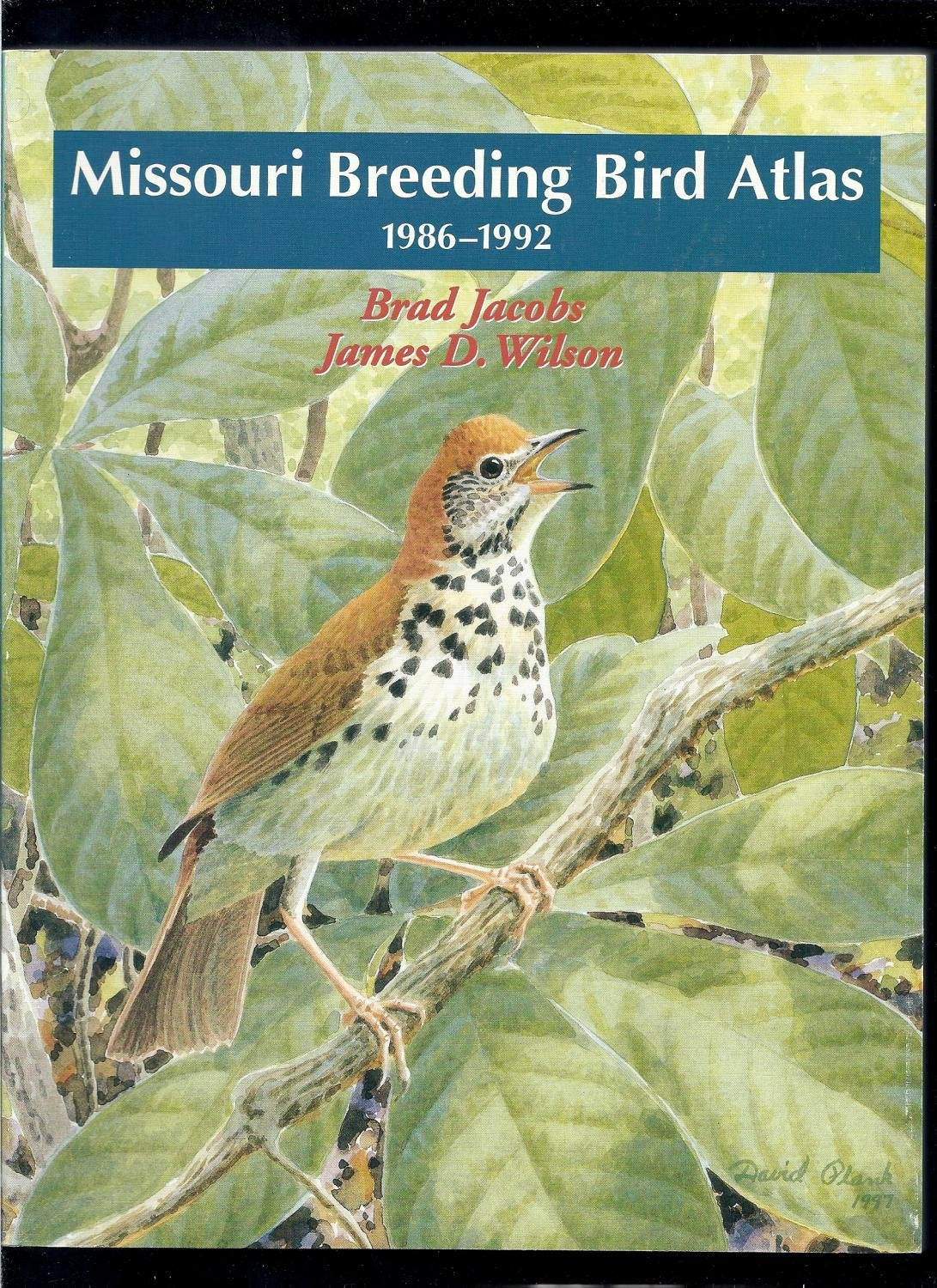 Missouri Breeding Bird Atlas, 19861992,Used