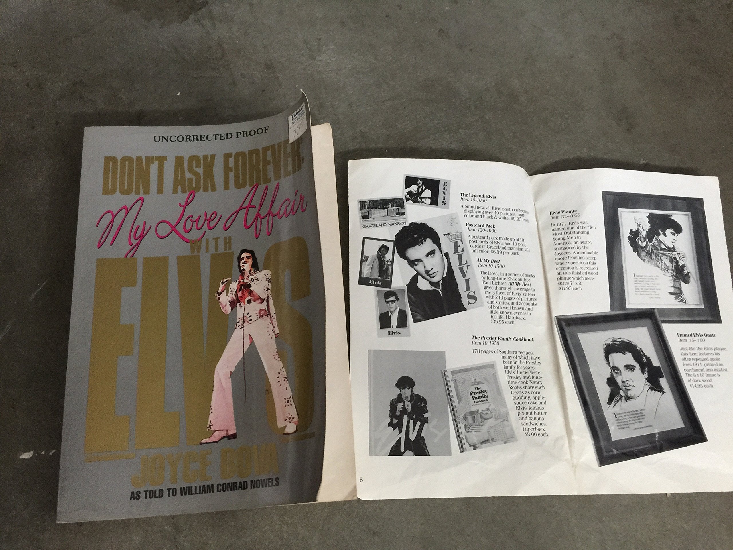 Don't Ask Forever: My Love Affair With Elvis: A Washington Woman's Secret Years With Elvis Presley,Used