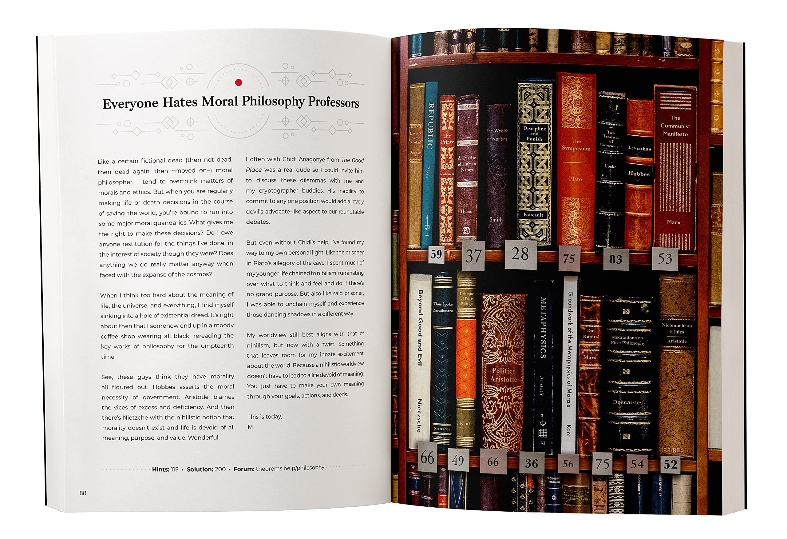 The Master Theorem: Elite  A Book Of Puzzles, Intrigue, And Wit,New