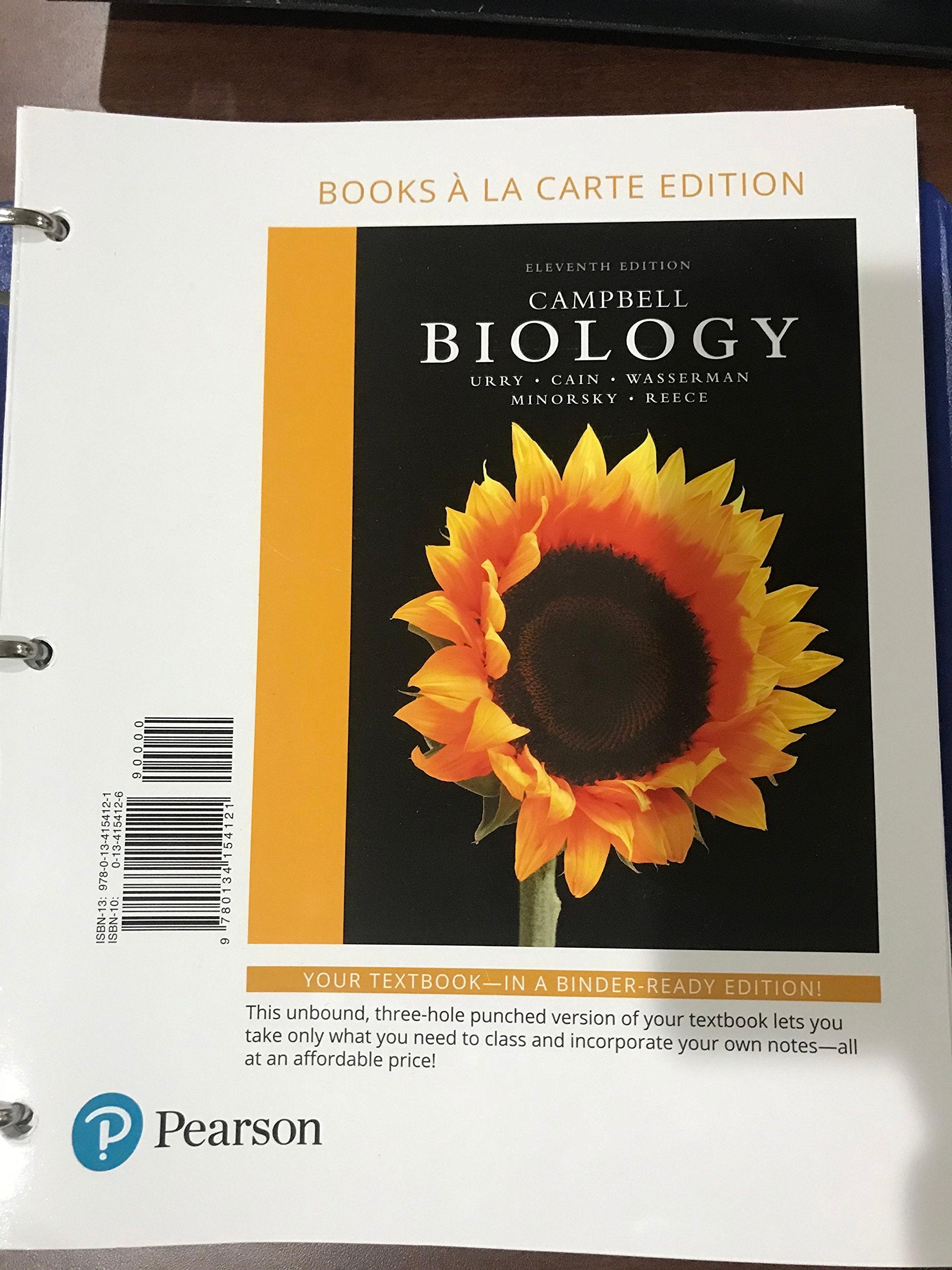 Campbell Biology, Books A La Carte Edition
