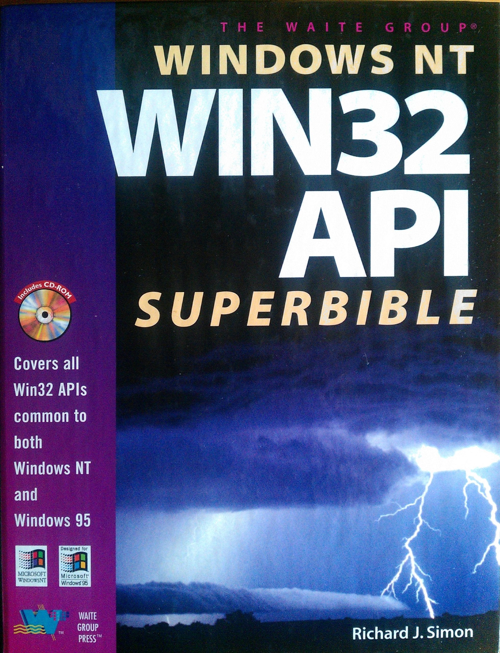 Windows Nt Win32 Api Superbible,Used