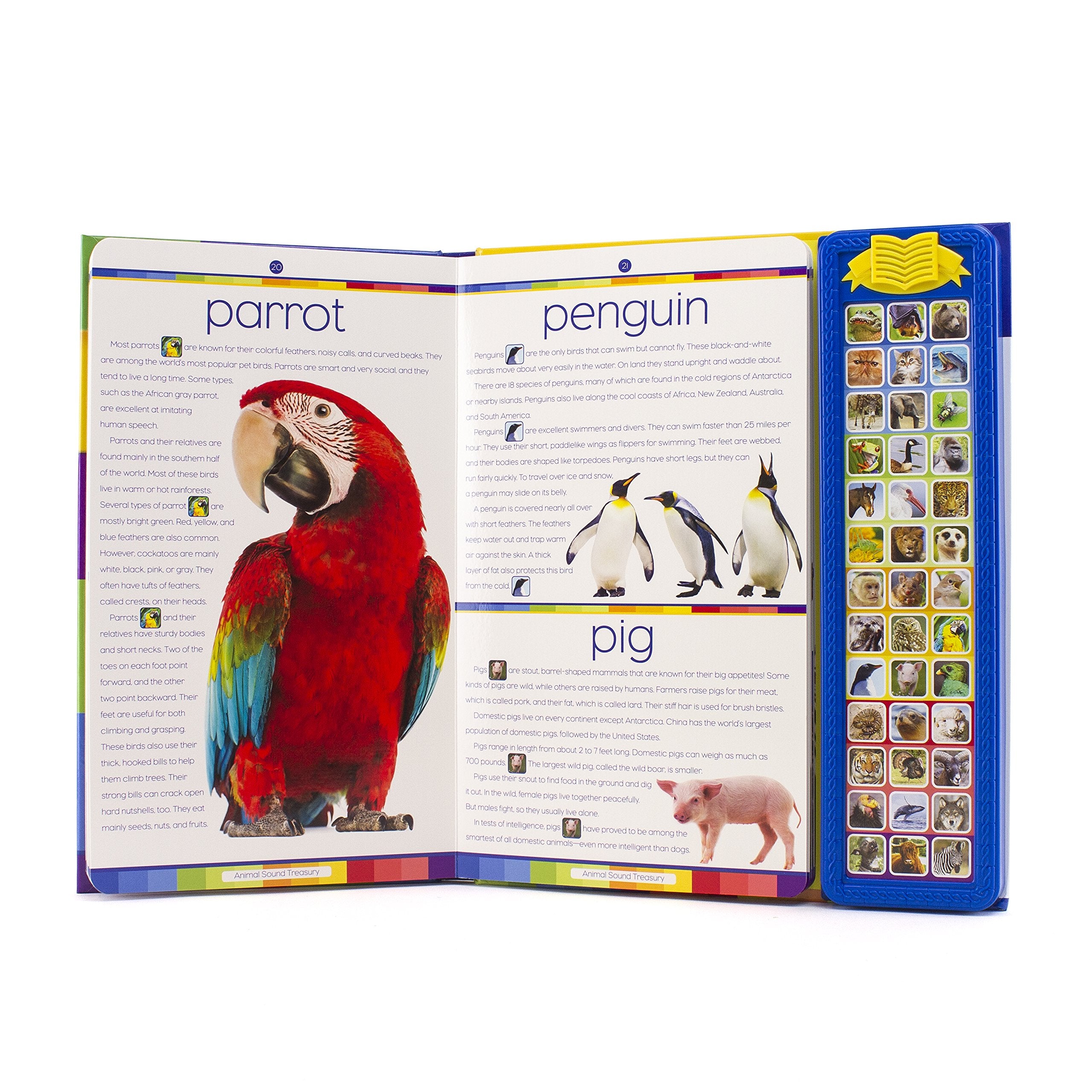Encyclopedia Britannica Kids  Animal Sound Treasury Book  Pi Kids,Used