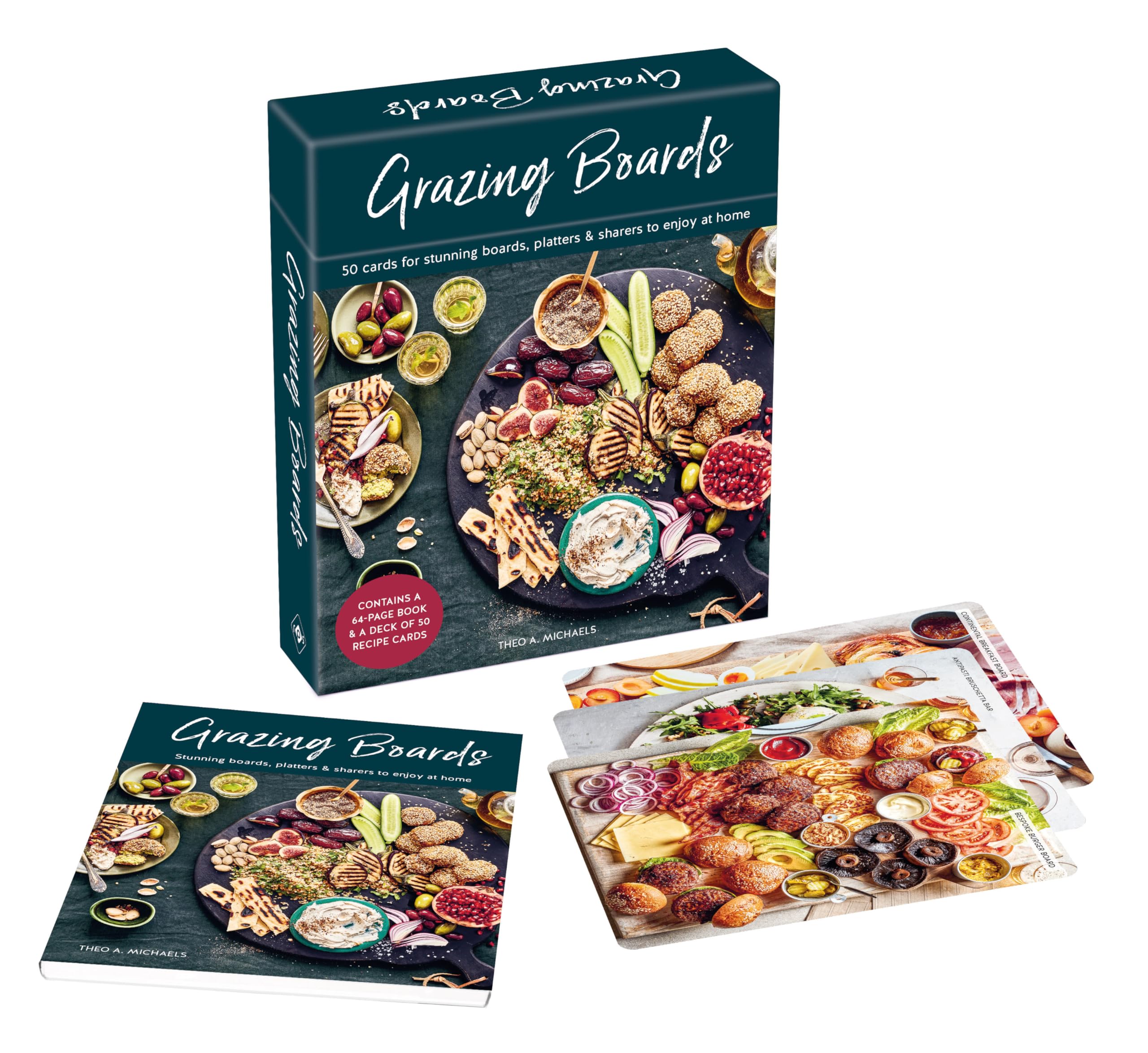 Grazing Boards deck: 50 cards for stunning boards, platters & sharers to enjoy at home,New