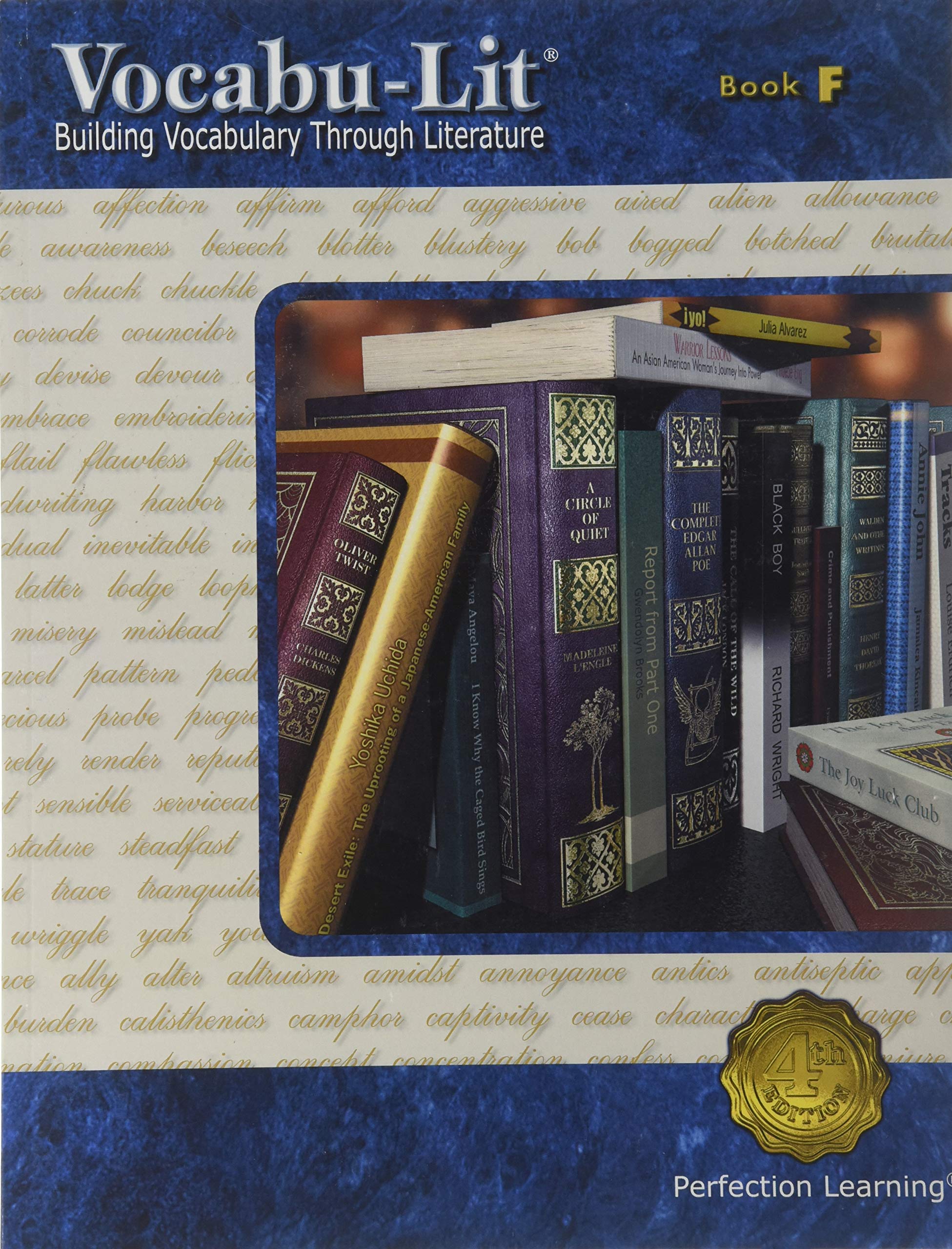 Vocabulit Book F: Building Vocabulary Through Literature,New