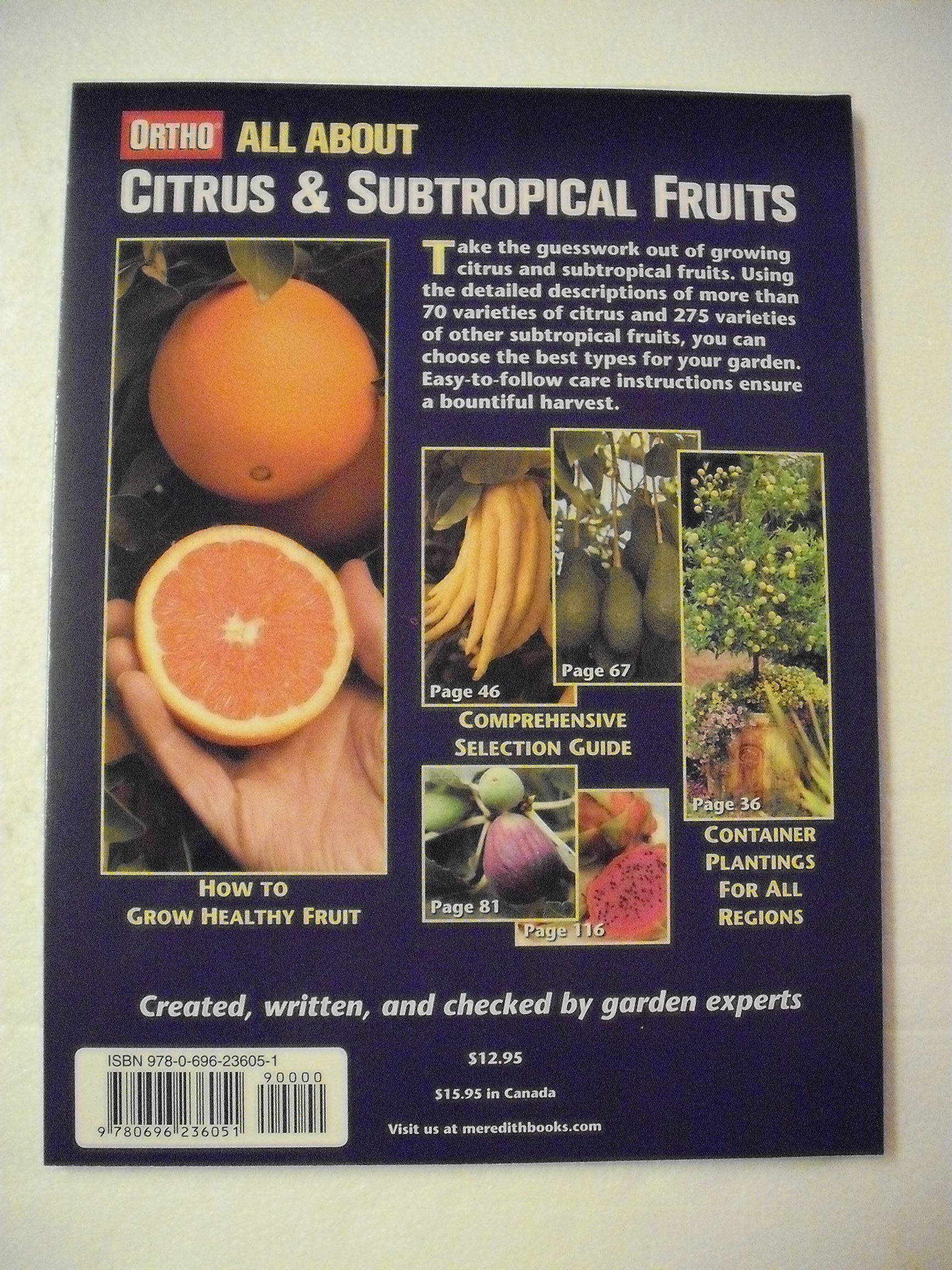 All About Citrus and Subtropical Fruits,New