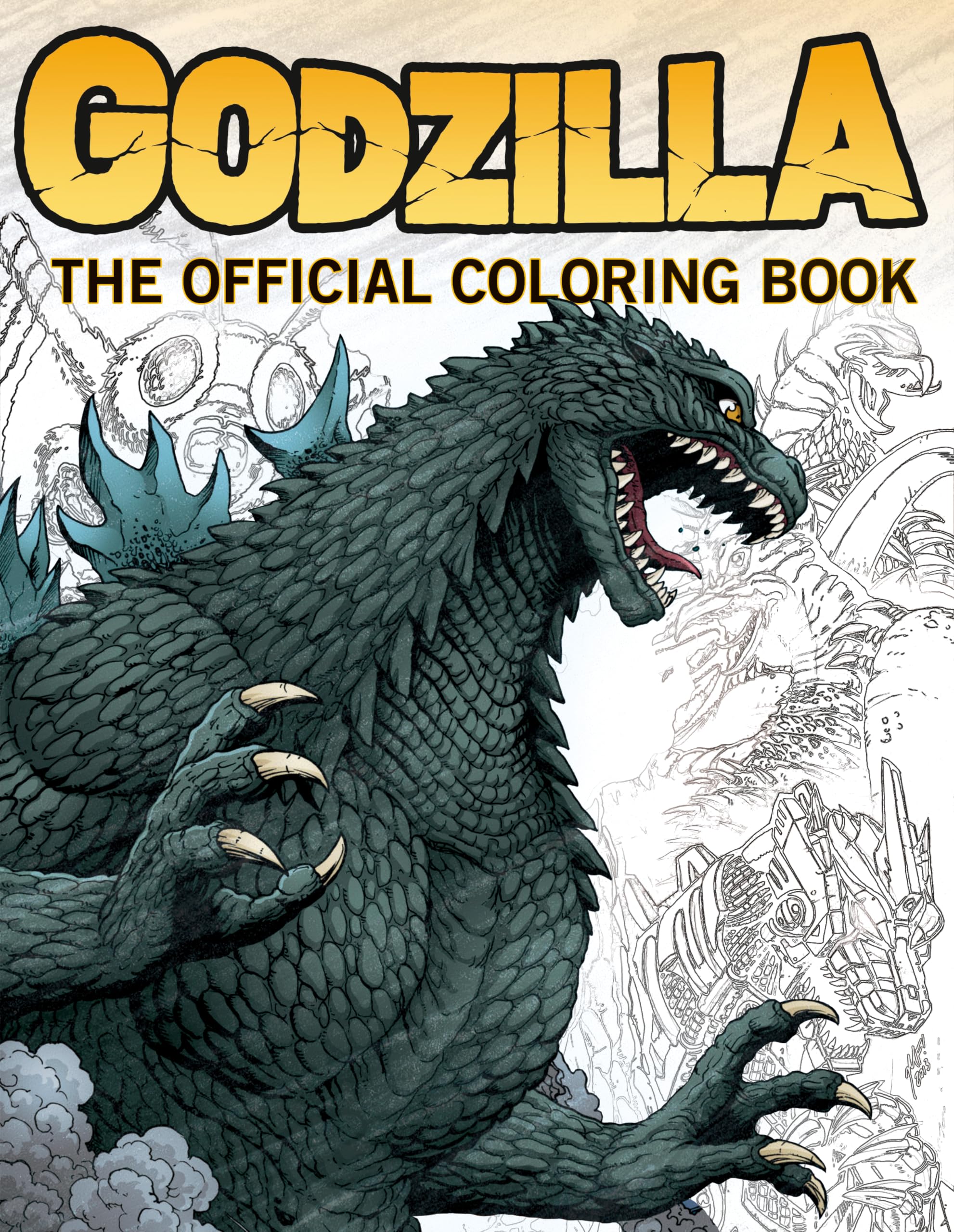 Godzilla: The Official Coloring Book,Used