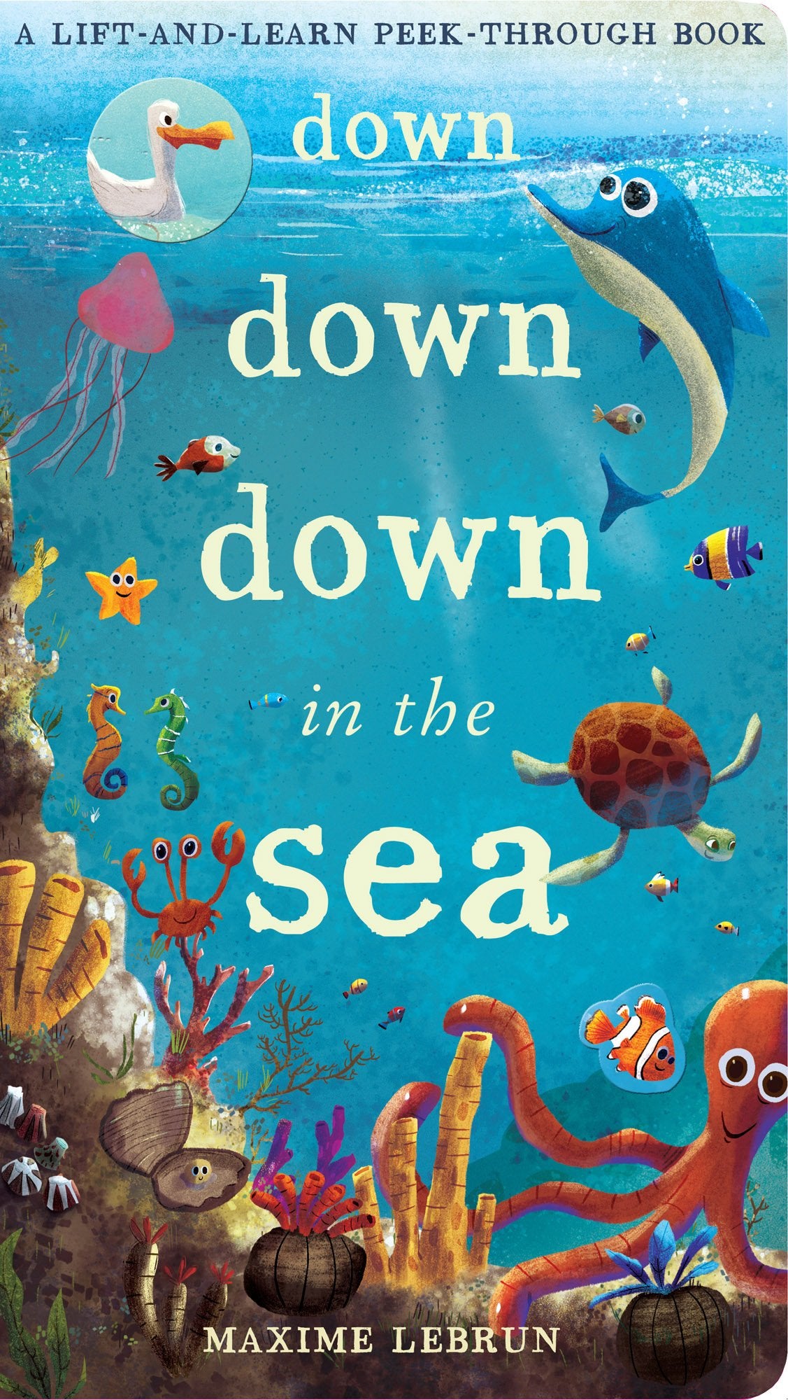 Down Down Down in the Sea: A liftandlearn peekthrough book (Lift & Learn Peek Through Book),Used