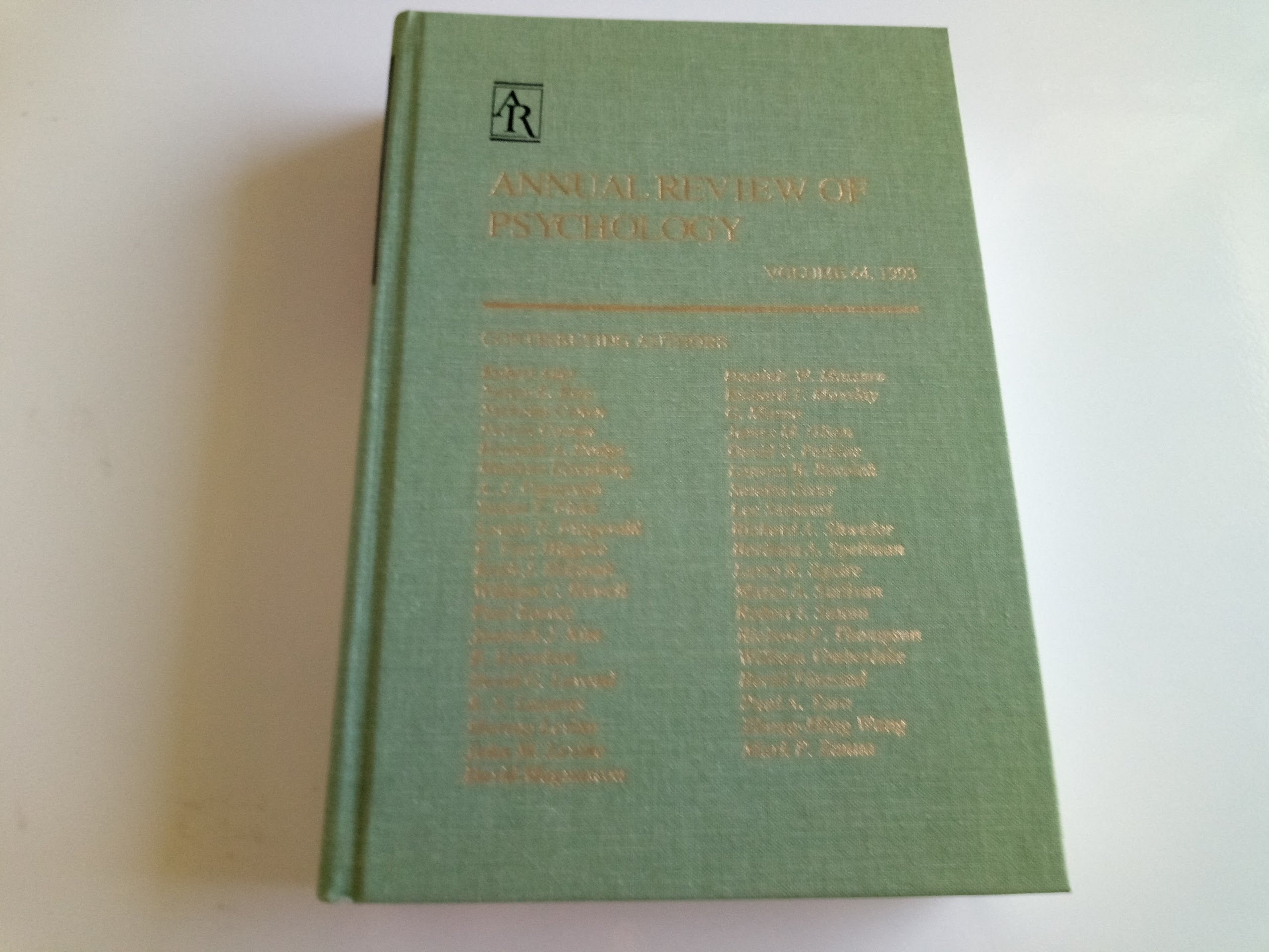 Annual Review of Psychology: 1993,Used