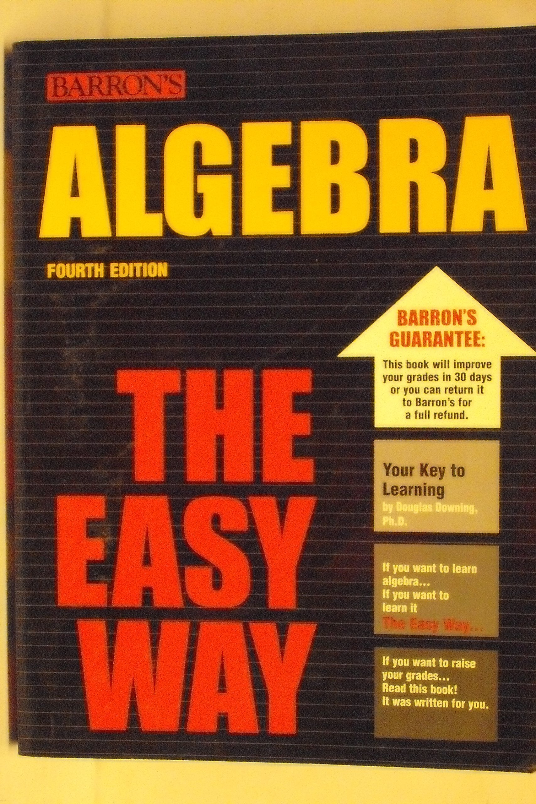 Algebra the Easy Way (Barron's Easy Series),Used