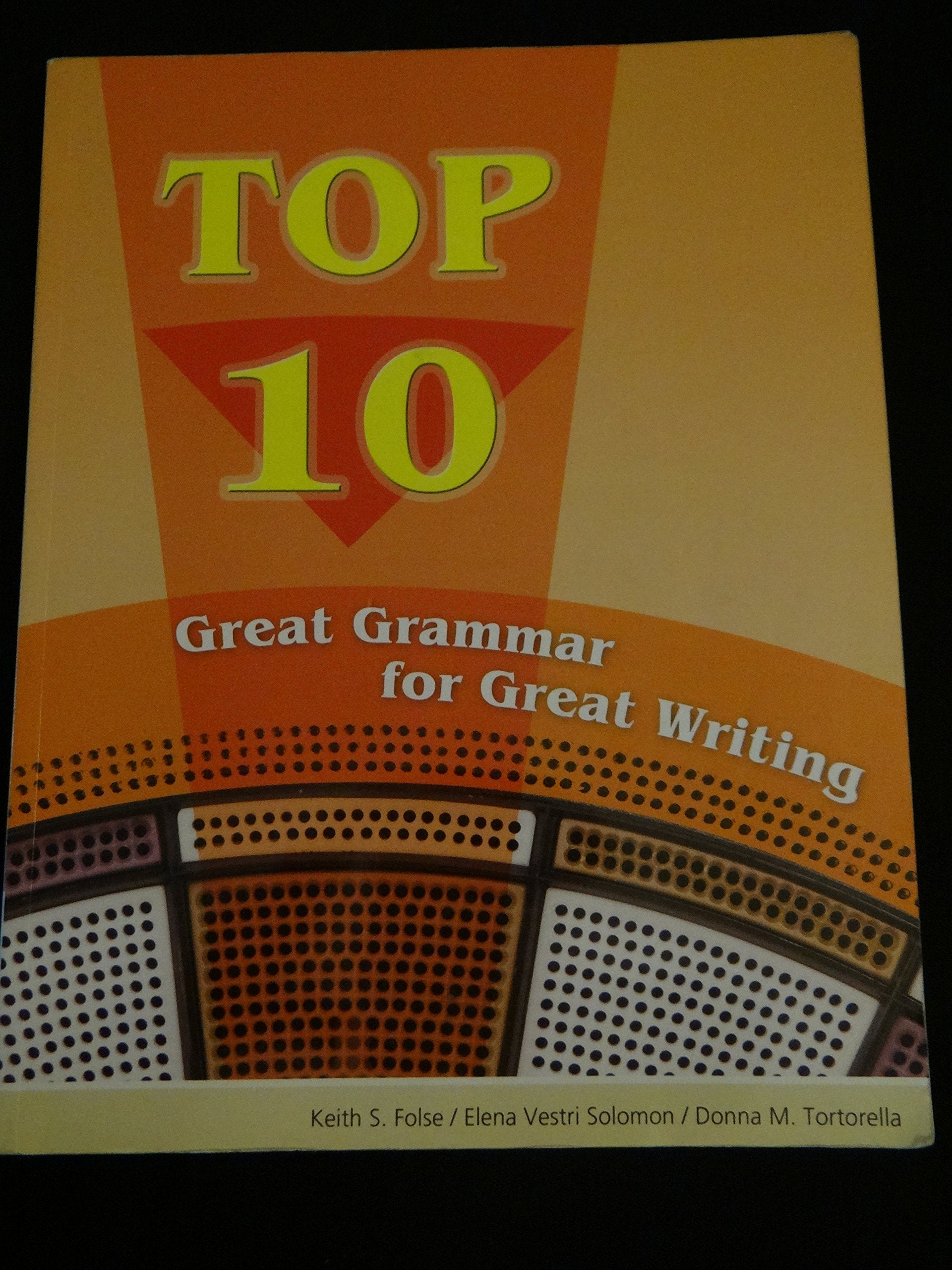 Top 10: Great Grammar for Great Writing,Used