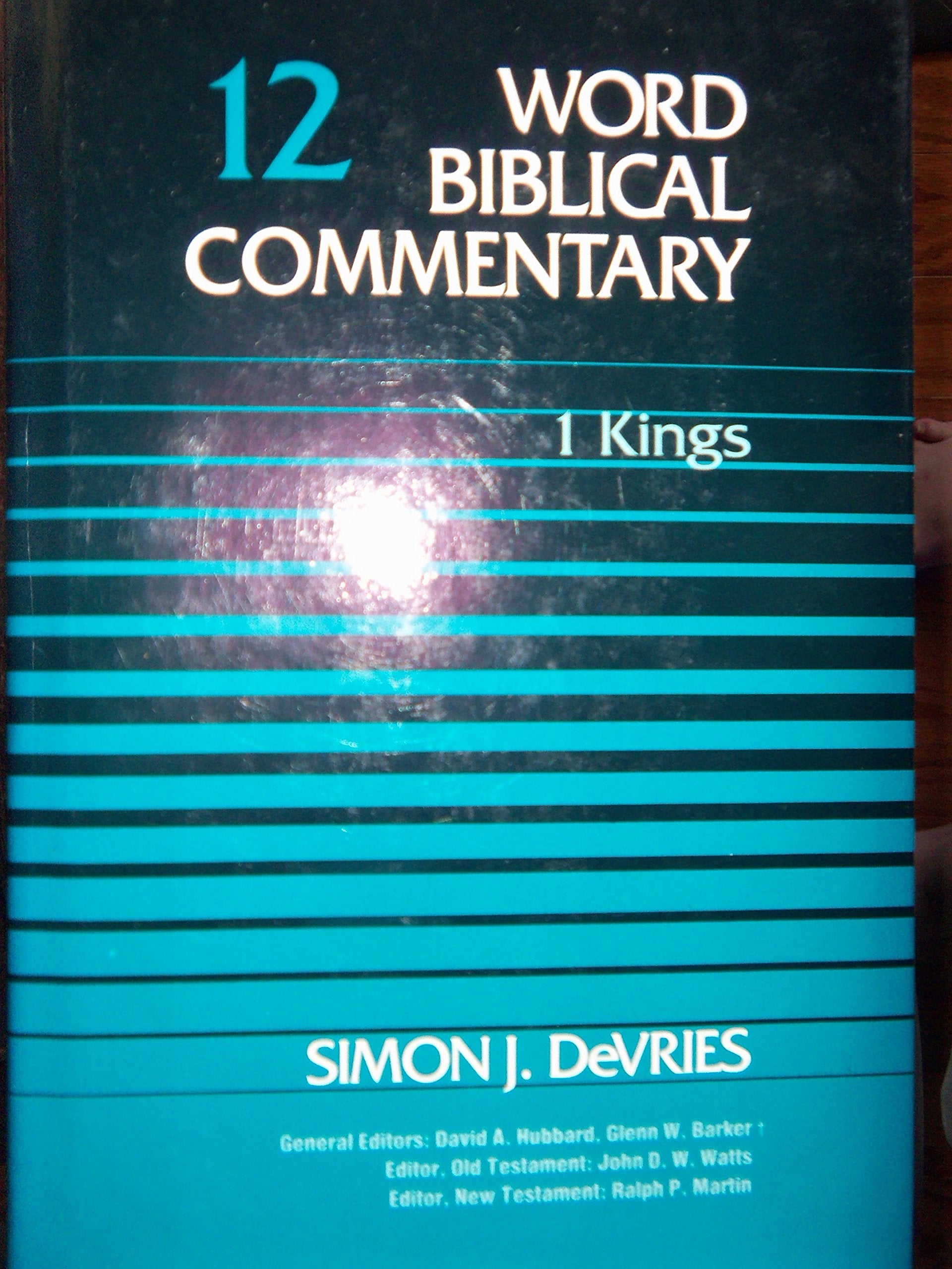 Word Biblical Commentary Vol. 12, 1 Kings (Devries),352Pp,Used