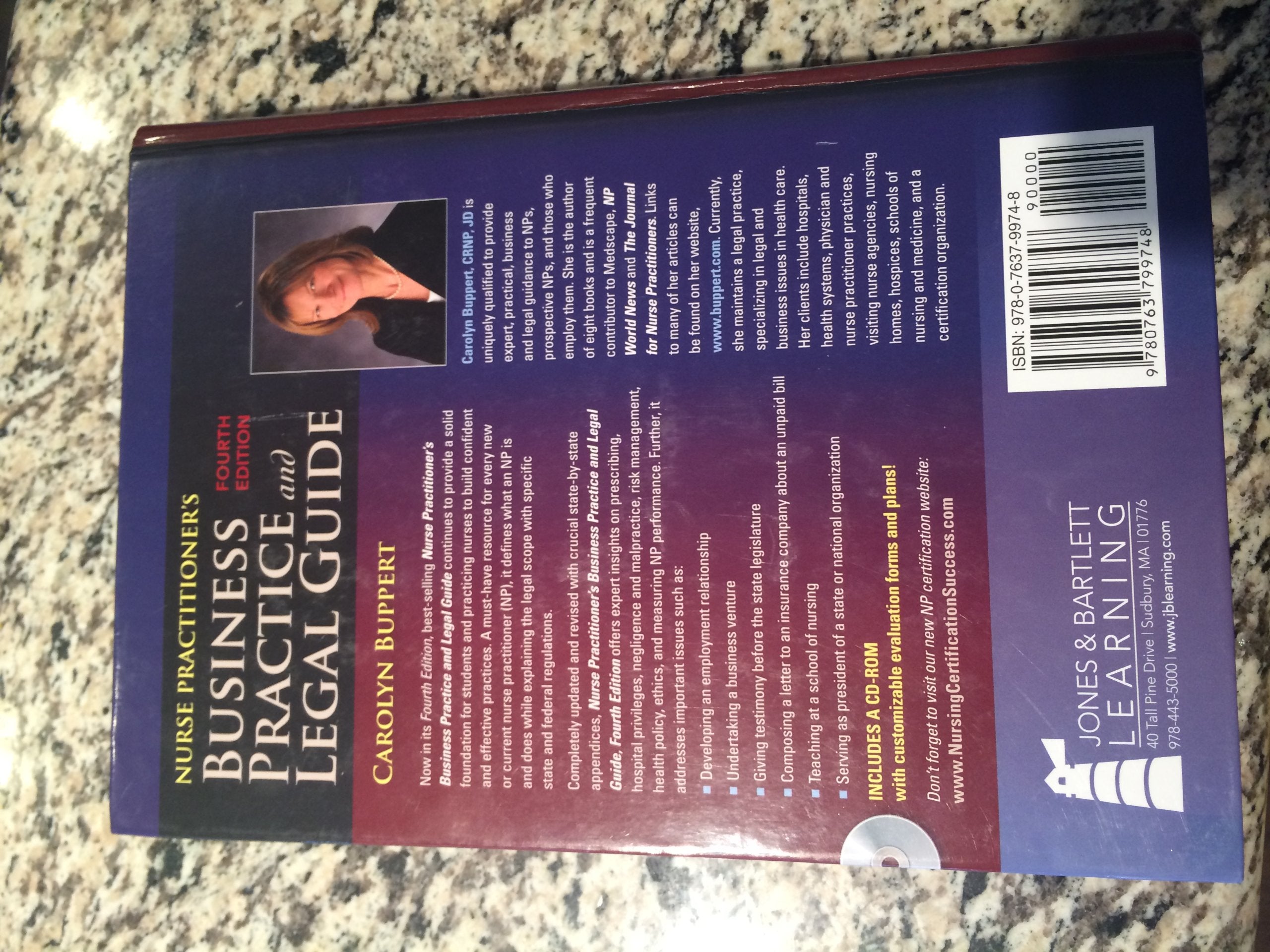 Nurse Practitioner's Business Practice and Legal Guide by Jones & Bartlett Learning - Essential Resource for Healthcare Professionals
