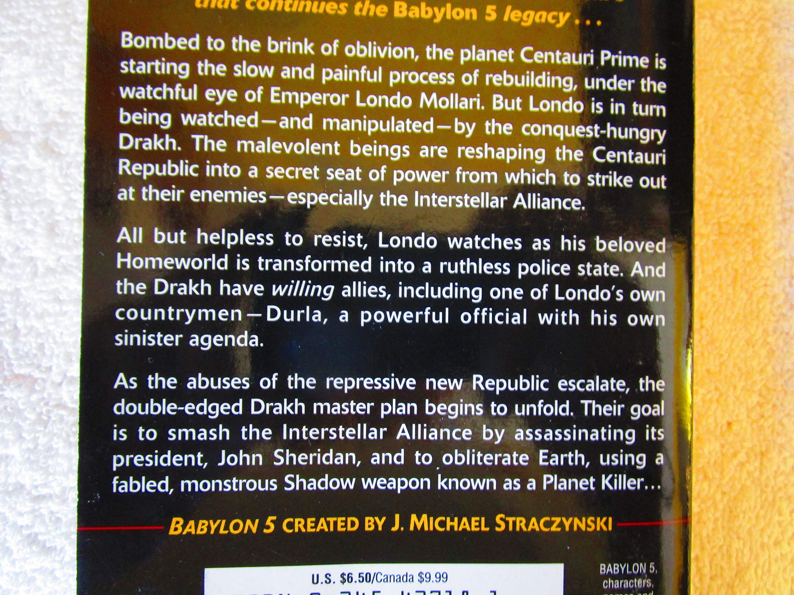 The Long Night of Centauri Prime (Babylon 5: Legions of Fire, Book 1),Used