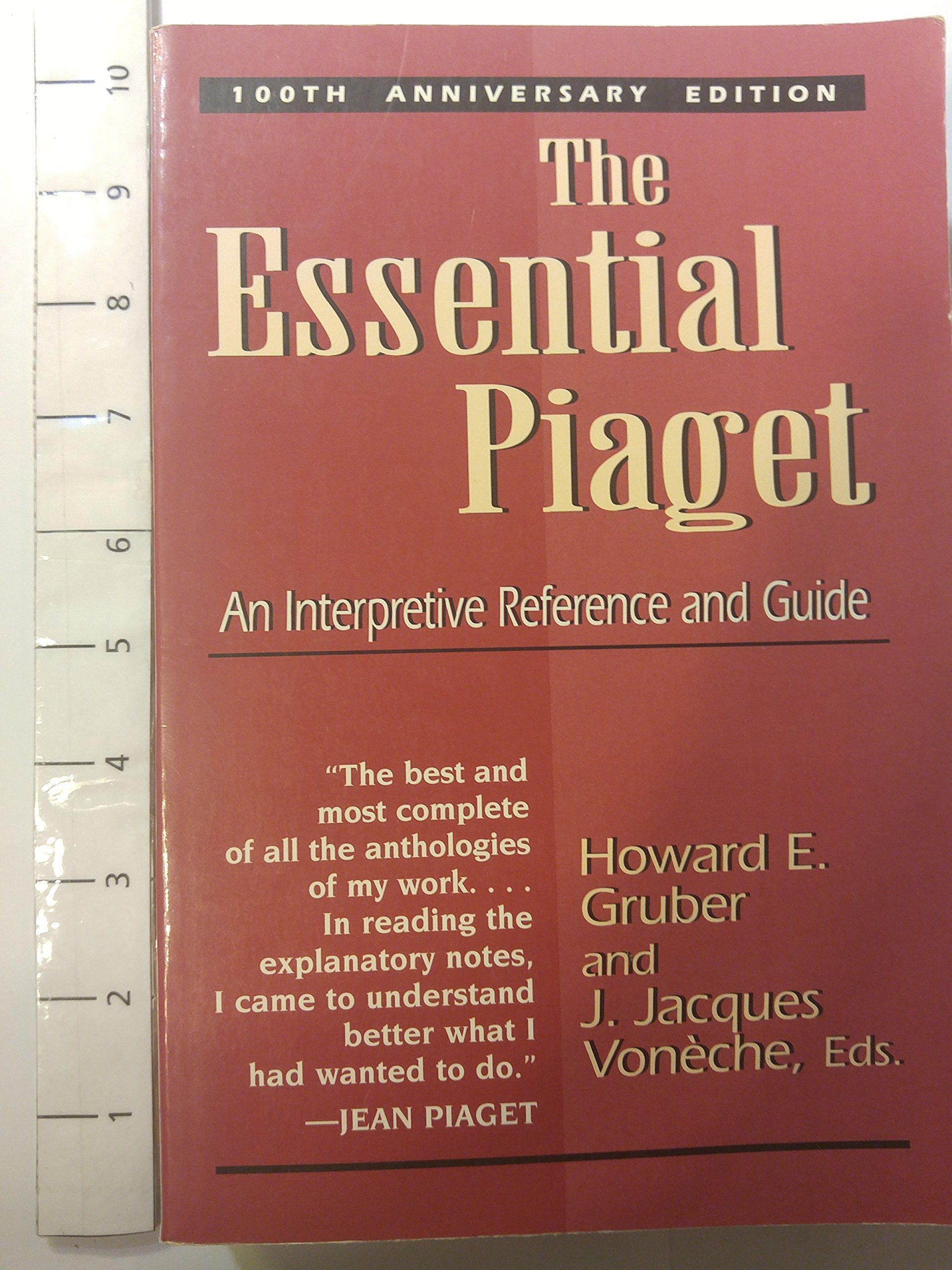 The Essential Piaget: An Interpretive Reference and Guide,Used