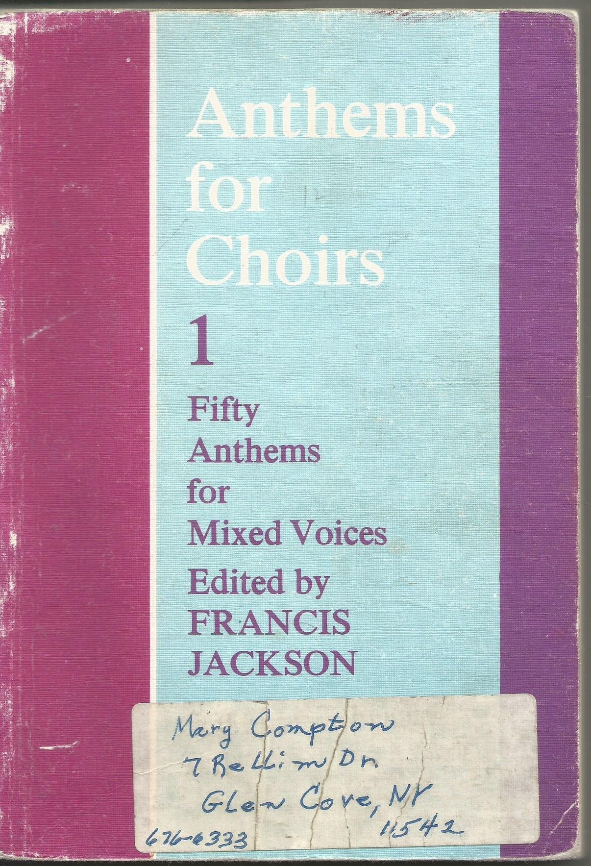 Anthems For Choirs 1,New
