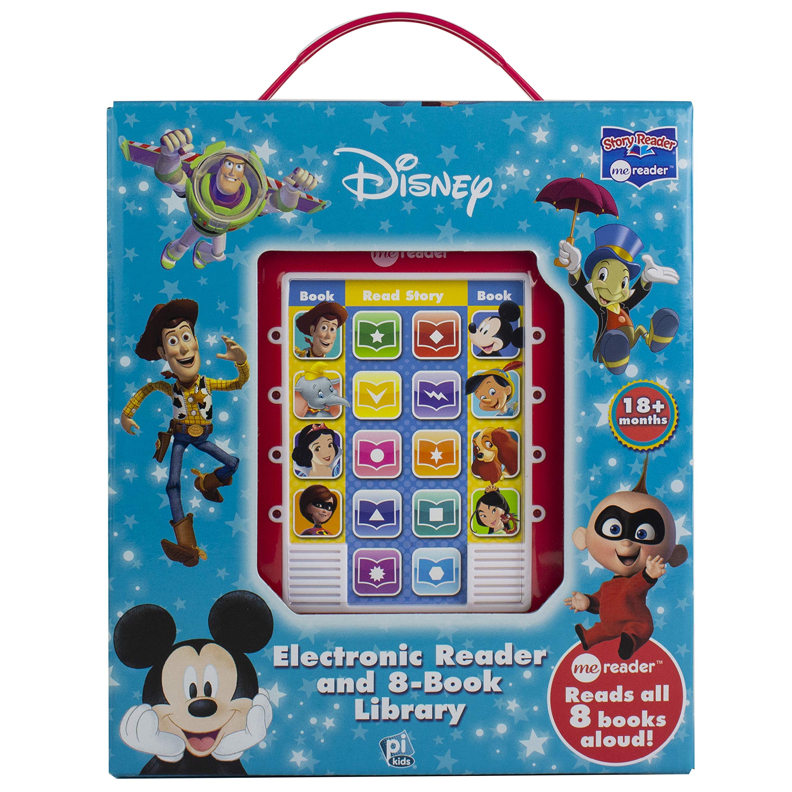Disney  Mickey Mouse, Toy Story and More! Me Reader Electronic Reader 8 Book Sound Library PI Kids,Used
