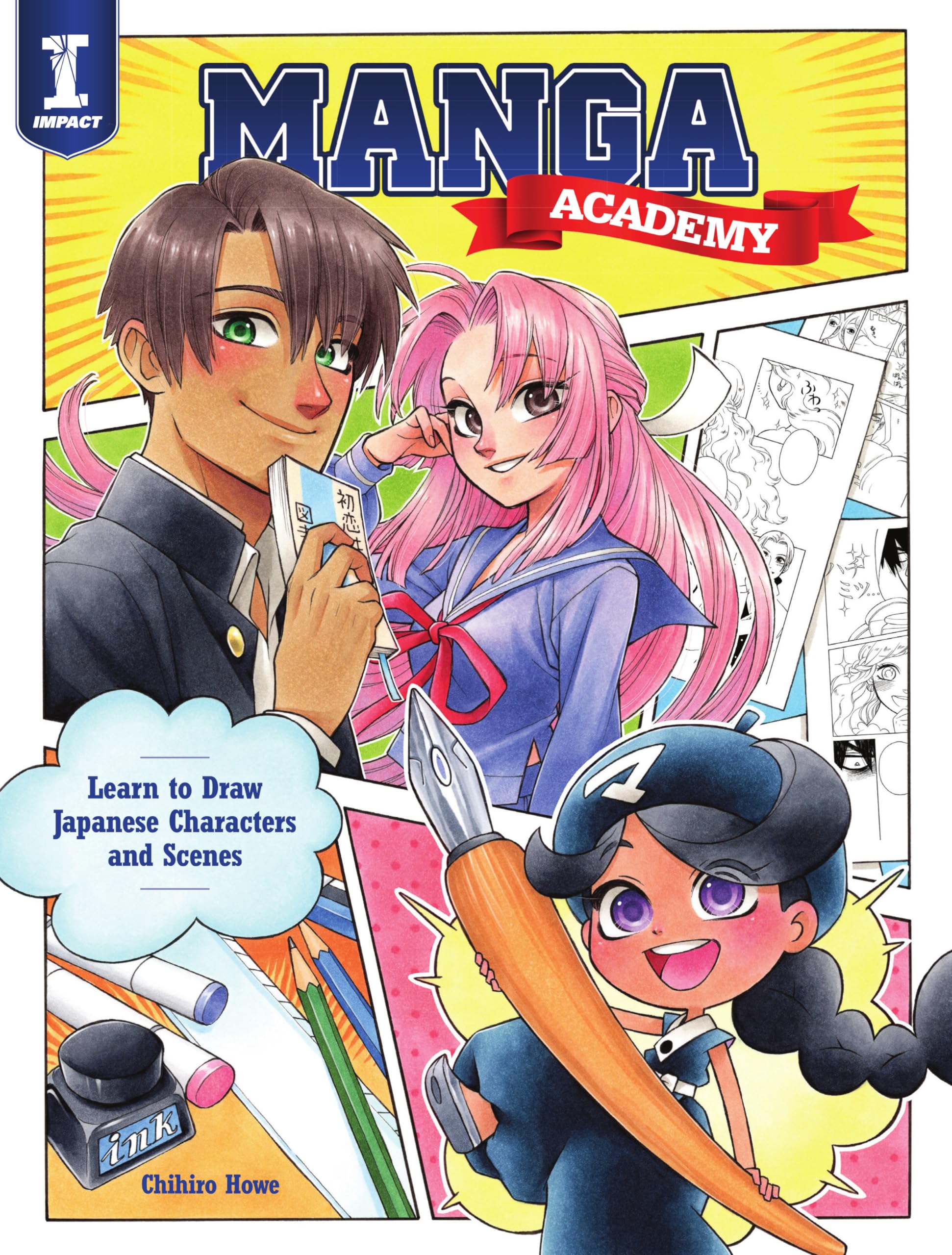 Manga Academy: Learn to Draw Japanese Characters and Scenes,Used