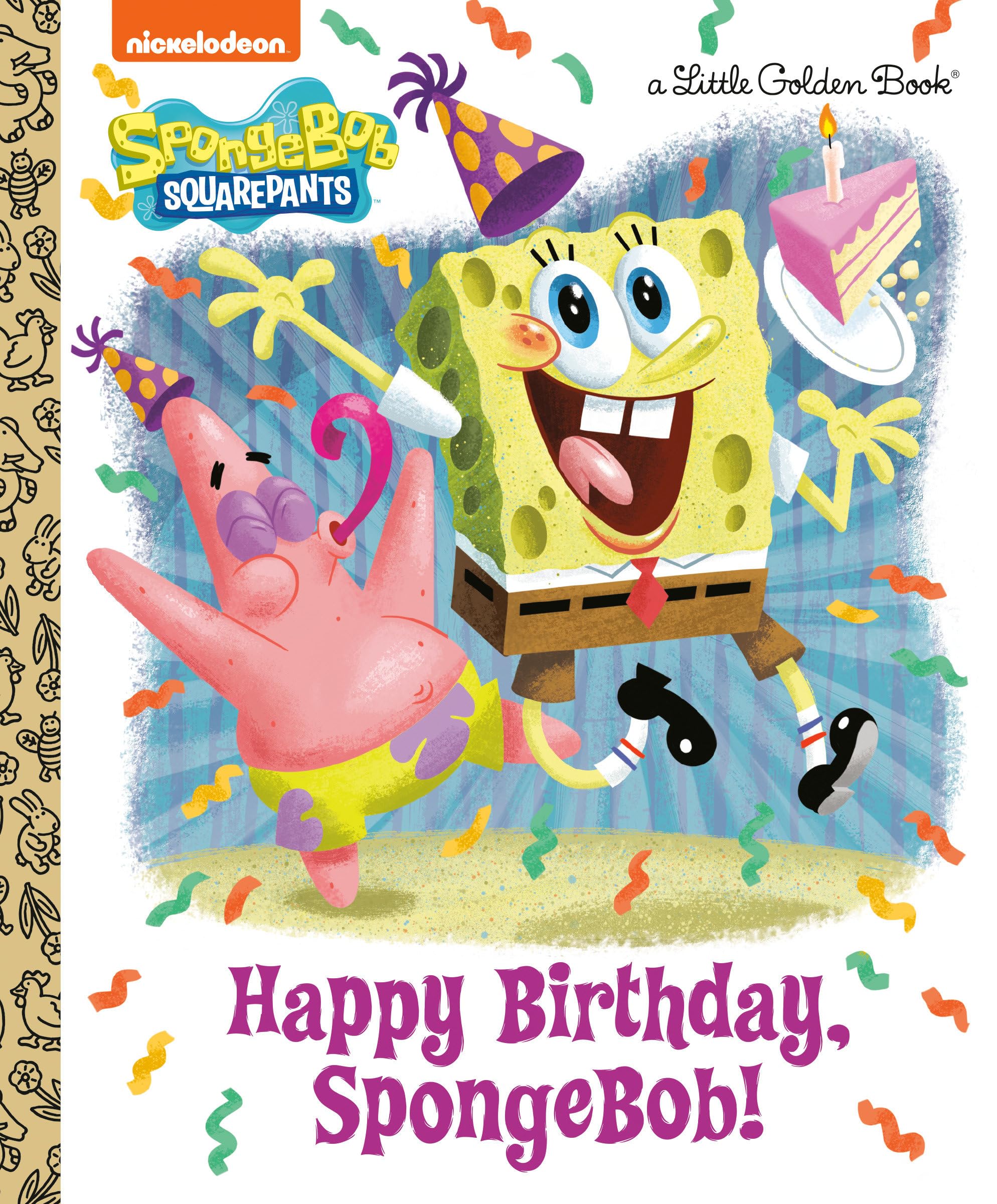 Happy Birthday, Spongebob! (Spongebob Squarepants) (Little Golden Book),Used