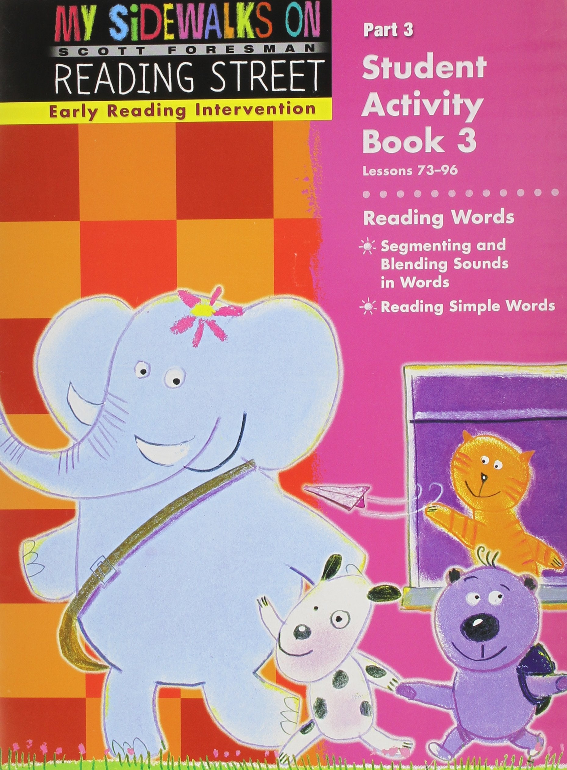 Early Reading Intervention Student Activity Book Grade K Part 3,Used
